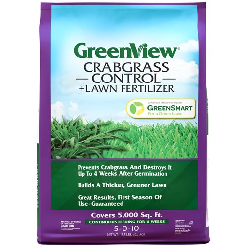 GreenView 5M 5-0-10 Crabgrass Control Plus Lawn Food