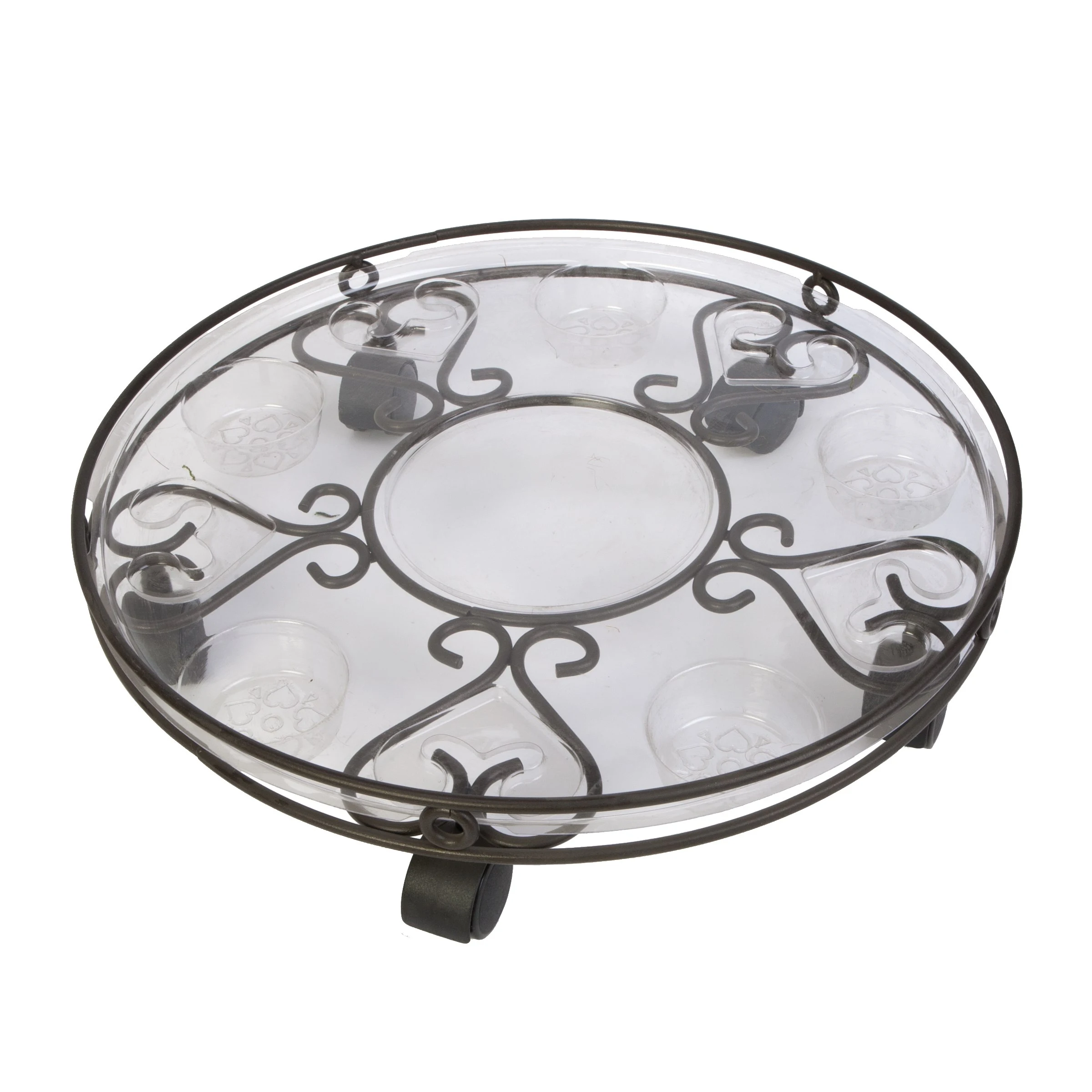 PANACEA PRODUCTS Panacea 17" Brown Plant Caddy Cameo — Single Unit