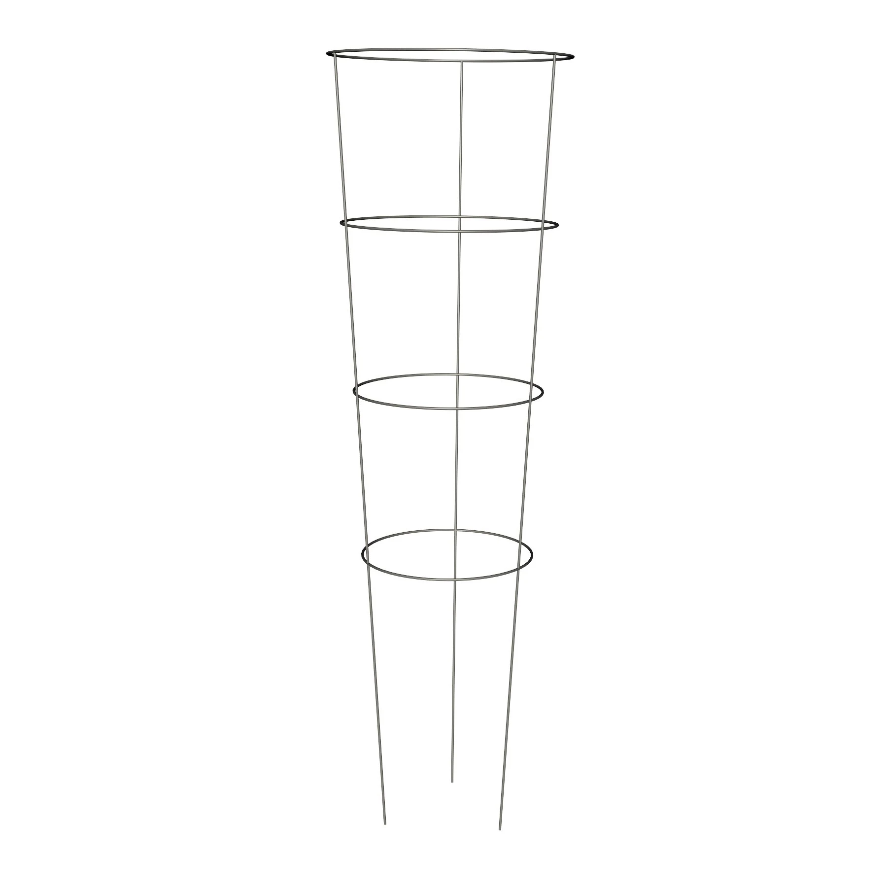 PANACEA PRODUCTS Panacea 42" 3 Leg 4 Ring Galvanized Tomato Cage — Single Unit