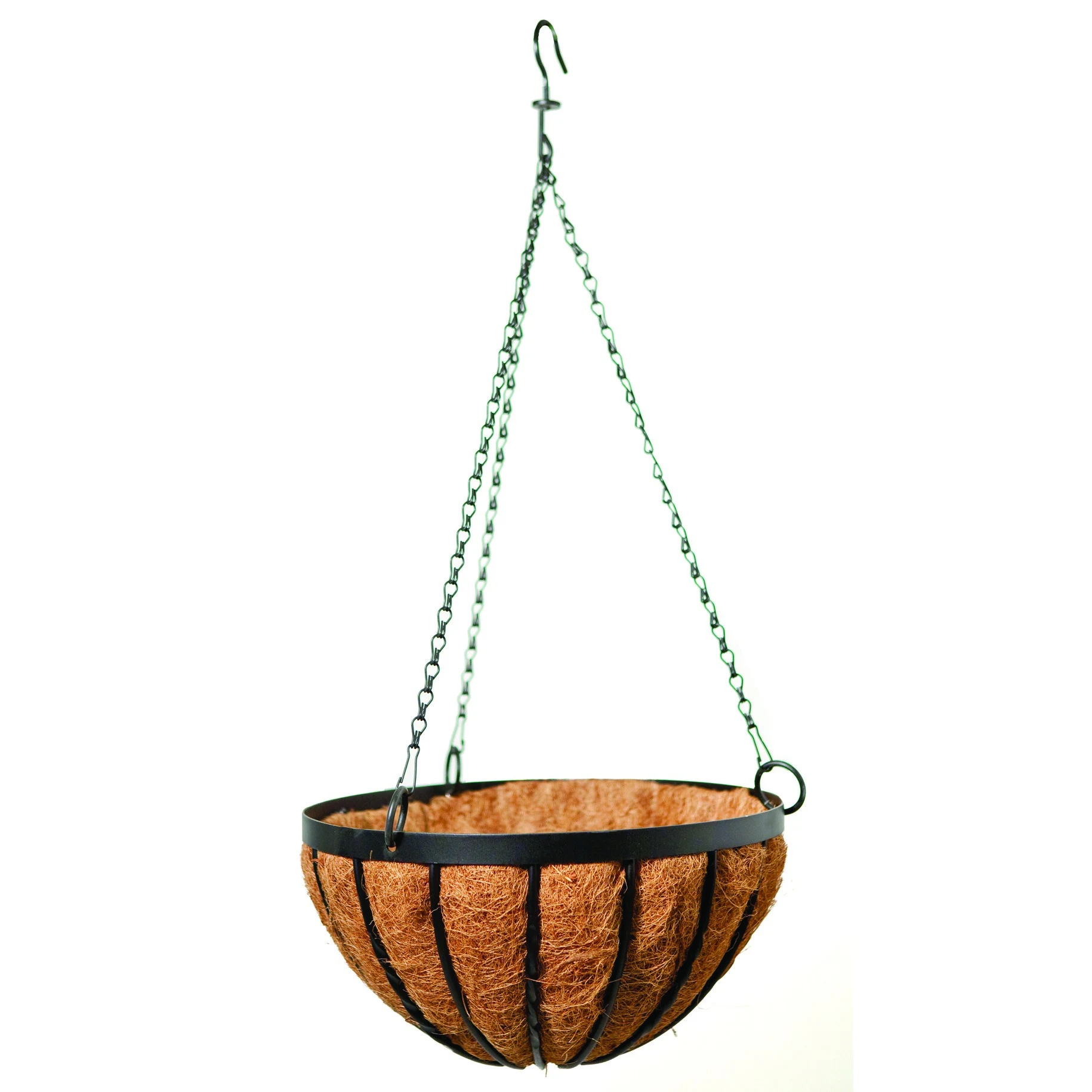 PANACEA PRODUCTS Panacea 14" Black Cotswold Hanging Basket — Single Unit