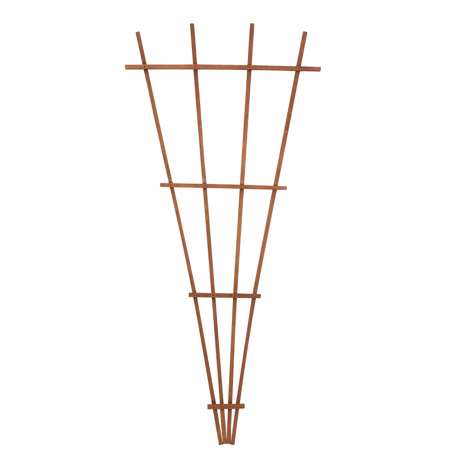 PANACEA PRODUCTS Panacea 72" Wood Fan Trellis Brown — Single Unit