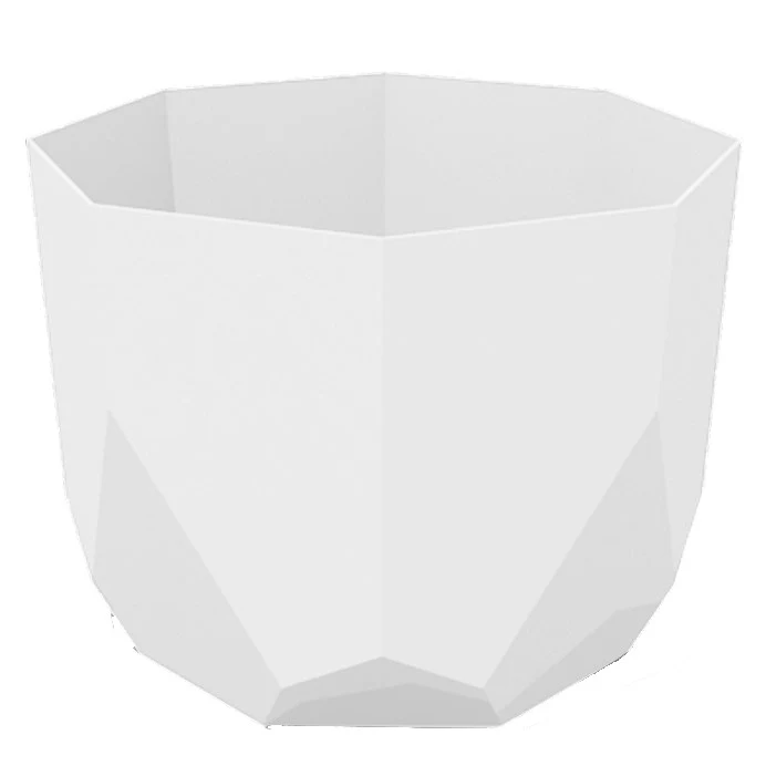 BLOEM, LLC Bloem 8" Tuxton Planter Casper White — Single Unit