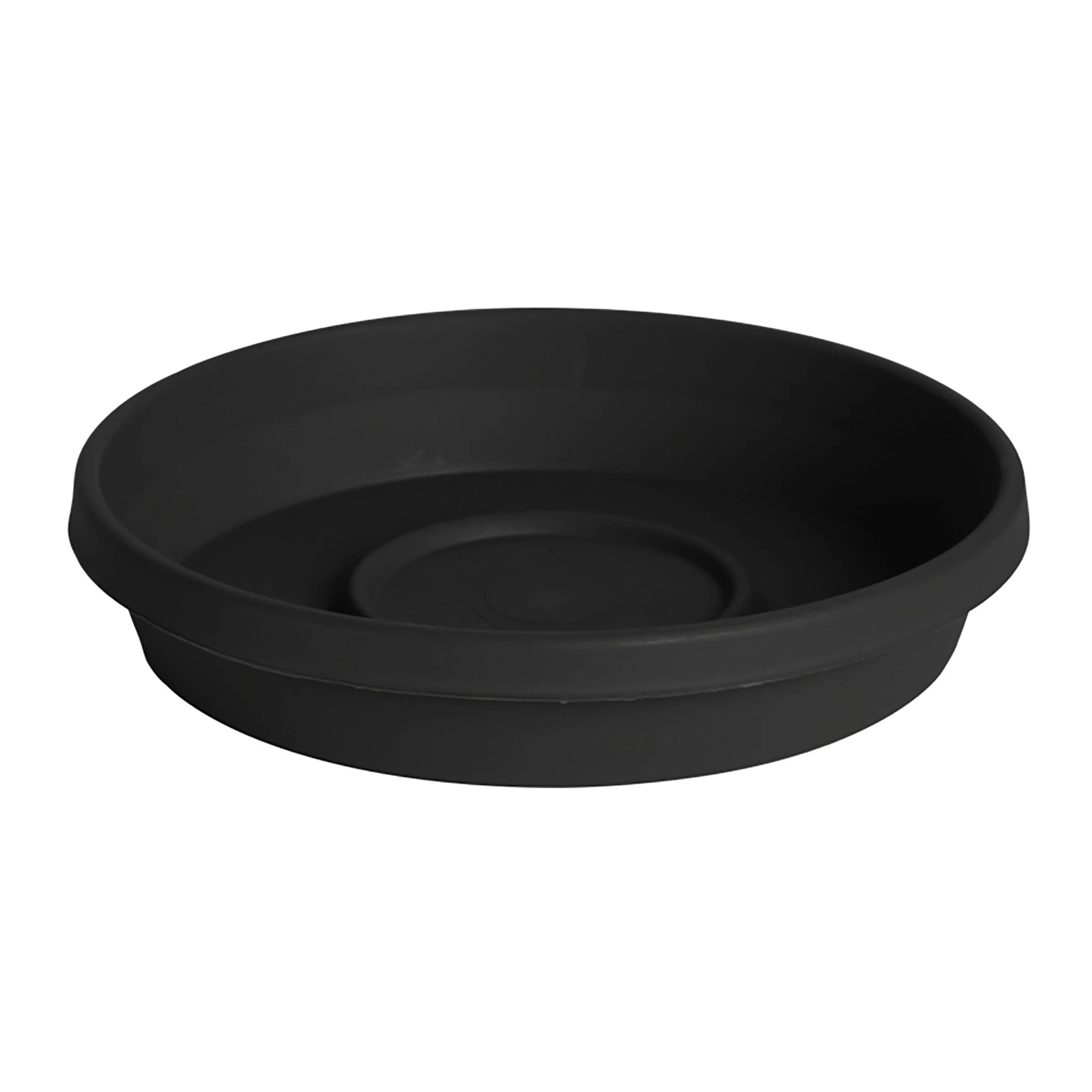 BLOEM, LLC Bloem 20" Terra Saucer Black — Single Unit