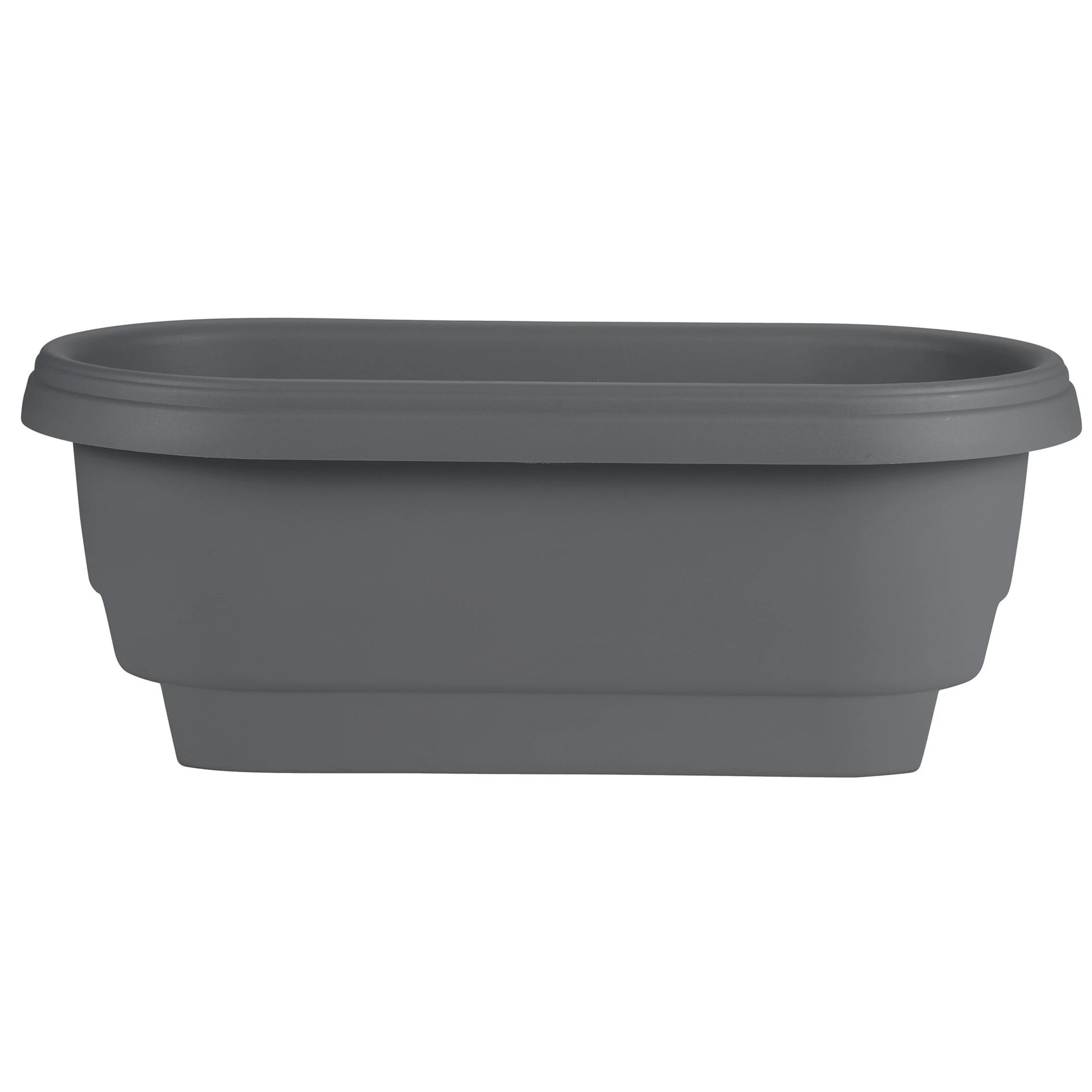 BLOEM, LLC Bloem 24" Deck Rail Planter Charcoal — Single Unit