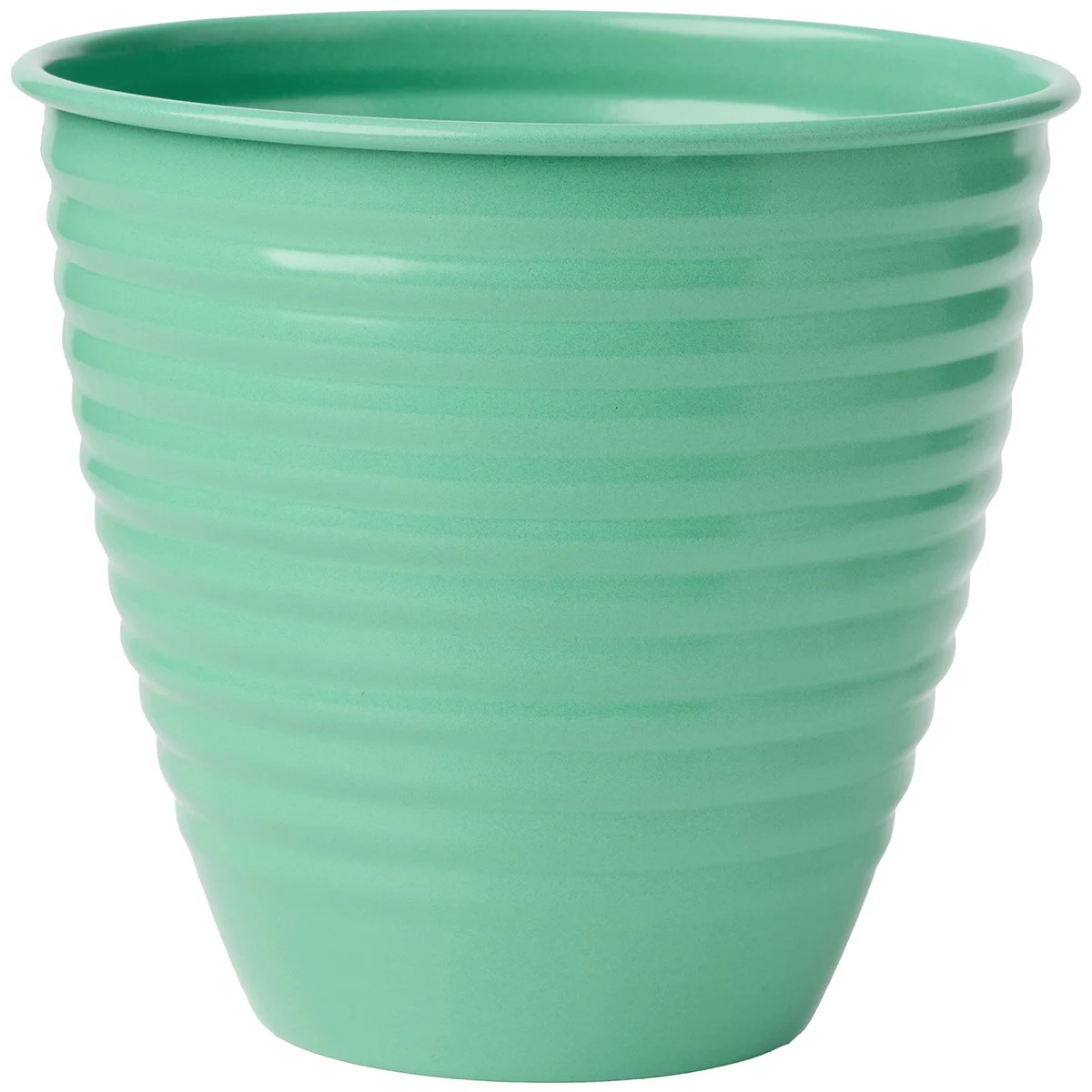 BLOEM, LLC Bloem 12" Nova Mint Green Metal Planter — Single Unit