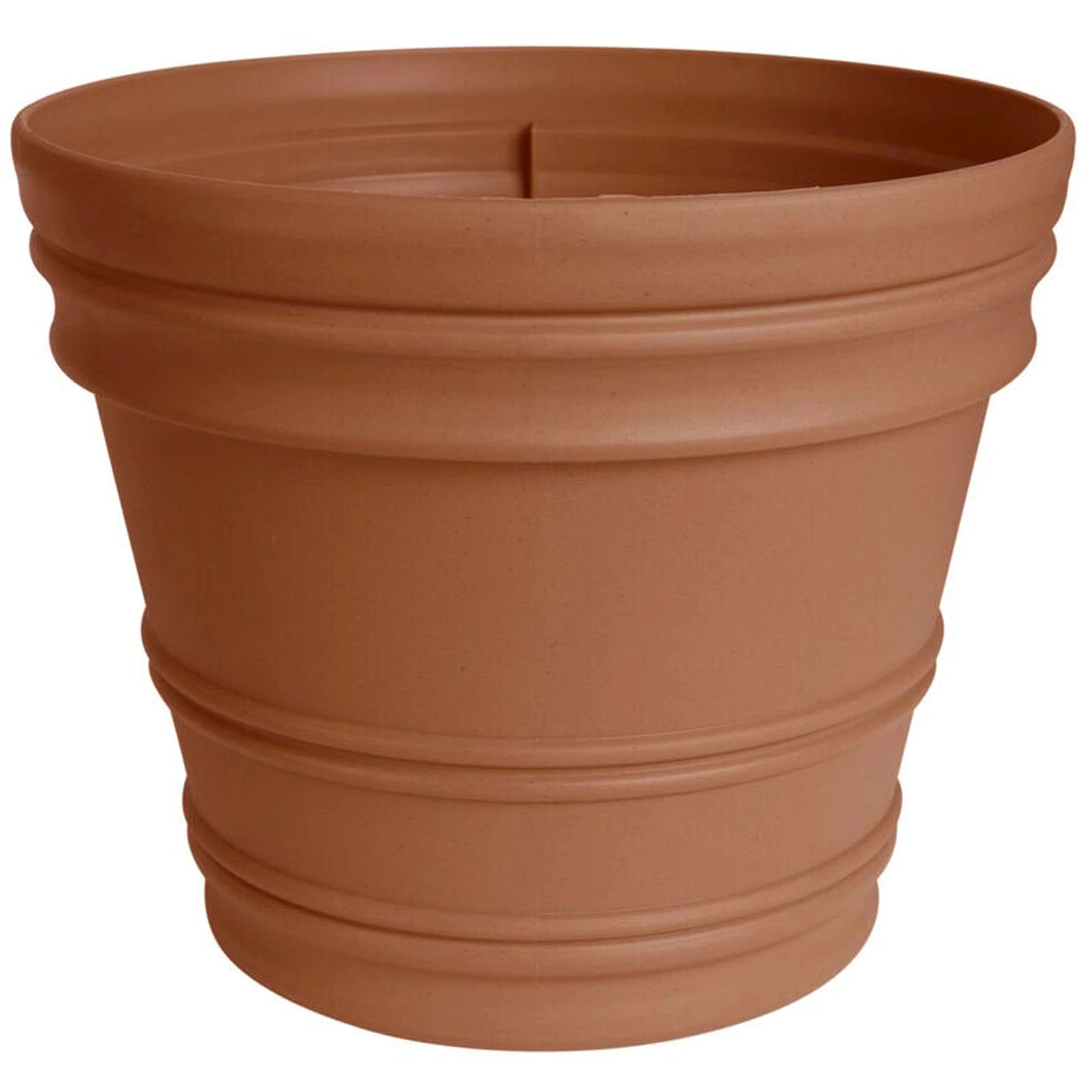 BLOEM, LLC Bloem 16" Rolled Rim Planter Terra Cotta — Single Unit