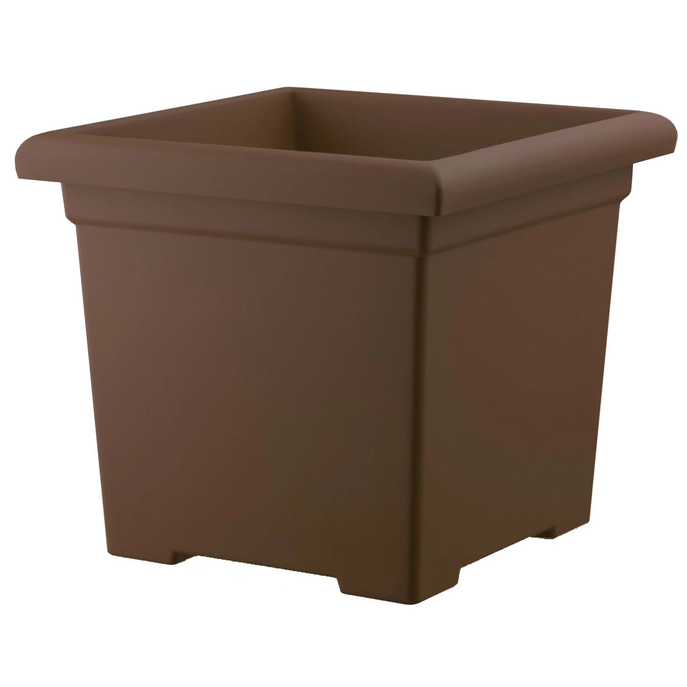 THE HC COMPANIES INC (MYERS) HC 15.5" Accent Square Planter Chocolate Akro Mils — Single Unit