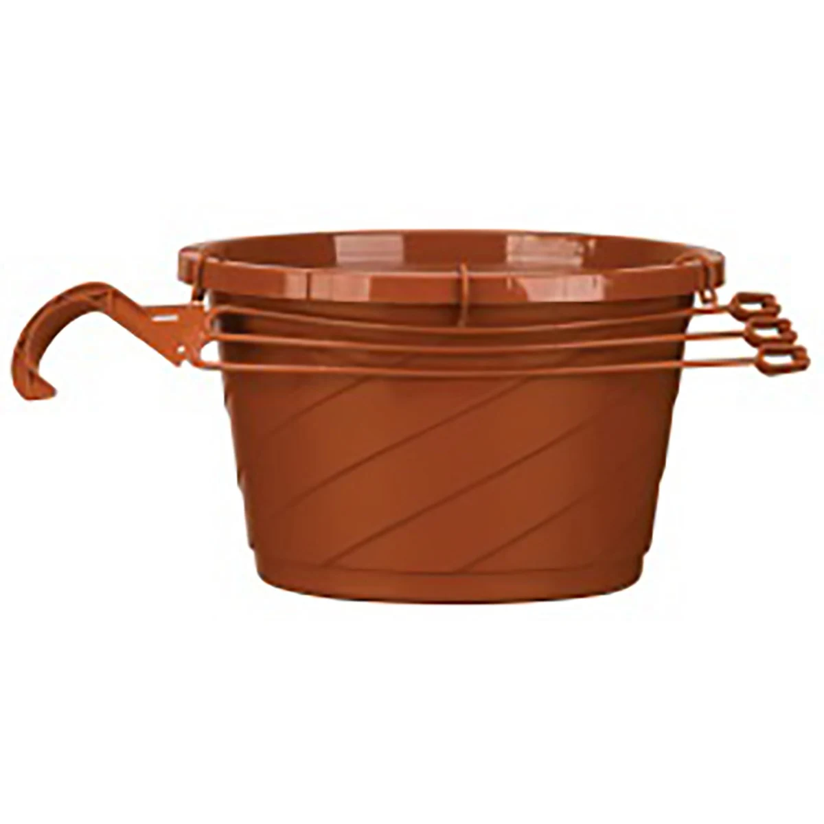 THE HC COMPANIES INC (MYERS) HC 10" Euro Swirl Hanging Basket Clay Akro Mils — Single Unit
