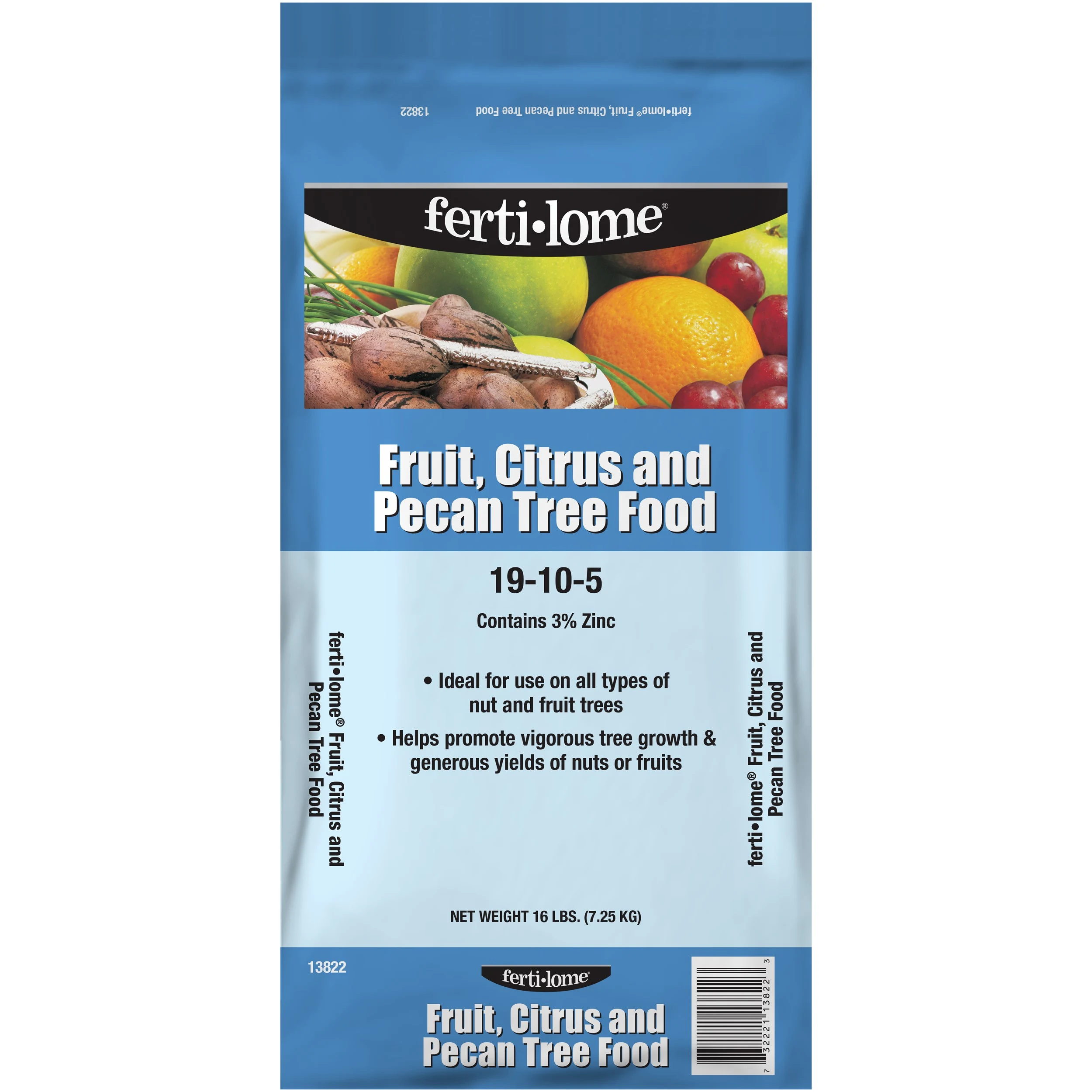 VOLUNTARY PURCHASING GROUP Fertilome 16# Fruit Citrus Pecan Tree Food 19-10-5 — Single Unit