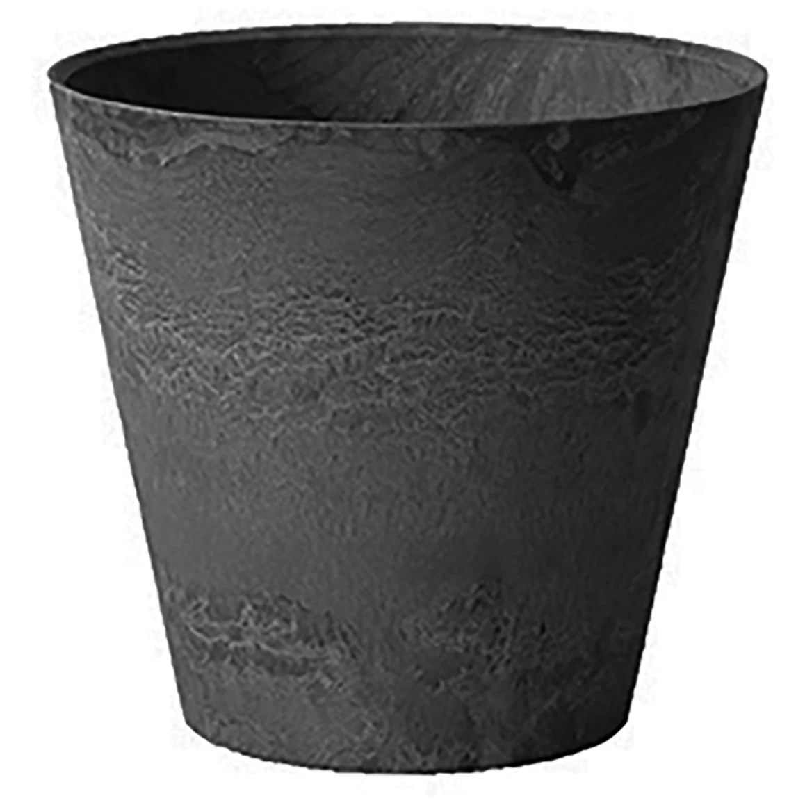 NOVELTY MANUFACTURING COM ArtStone 6" Round Napa Planter Black — Single Unit