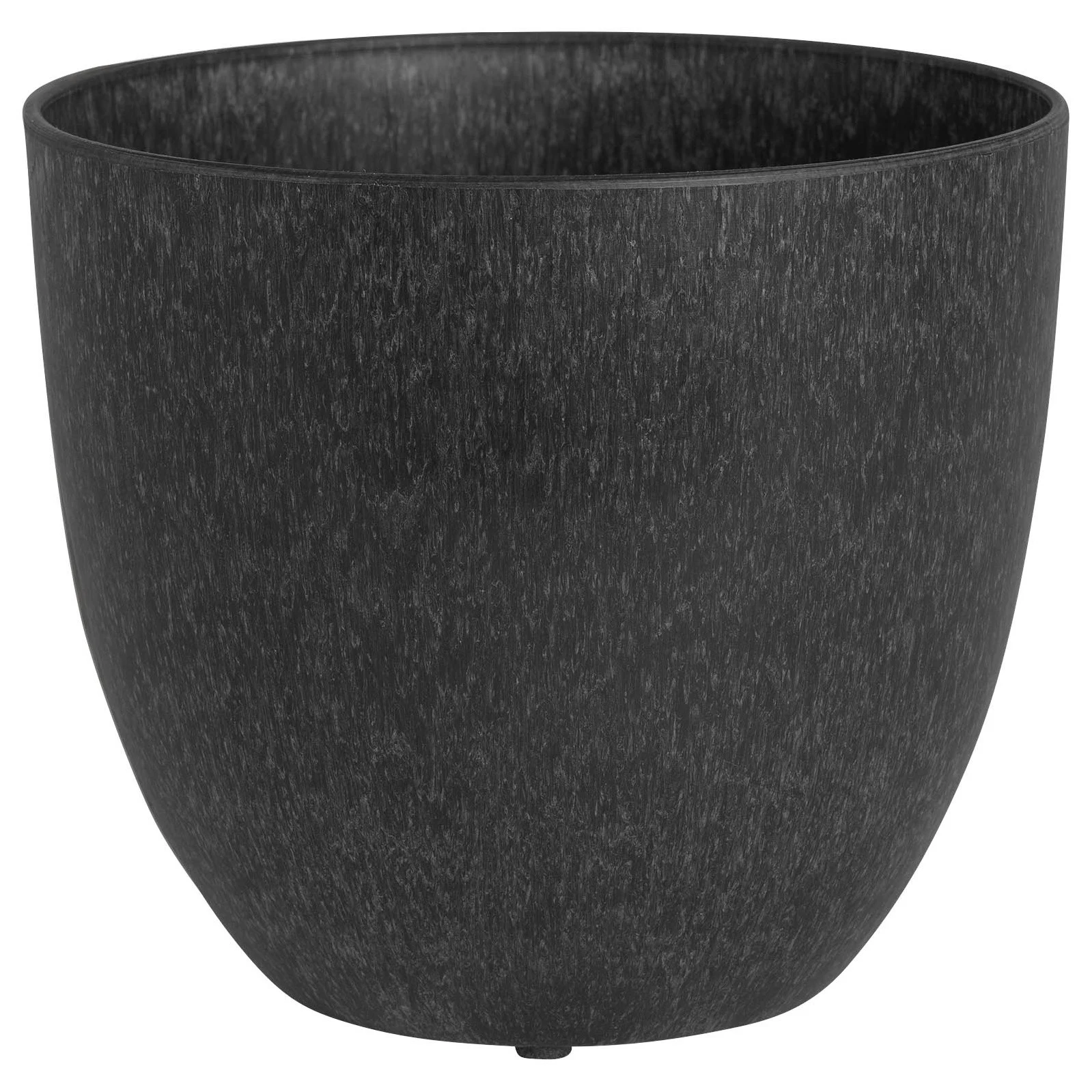 NOVELTY MANUFACTURING COM ArtLumin 7" Bola Round Planter Onyx — Single Unit