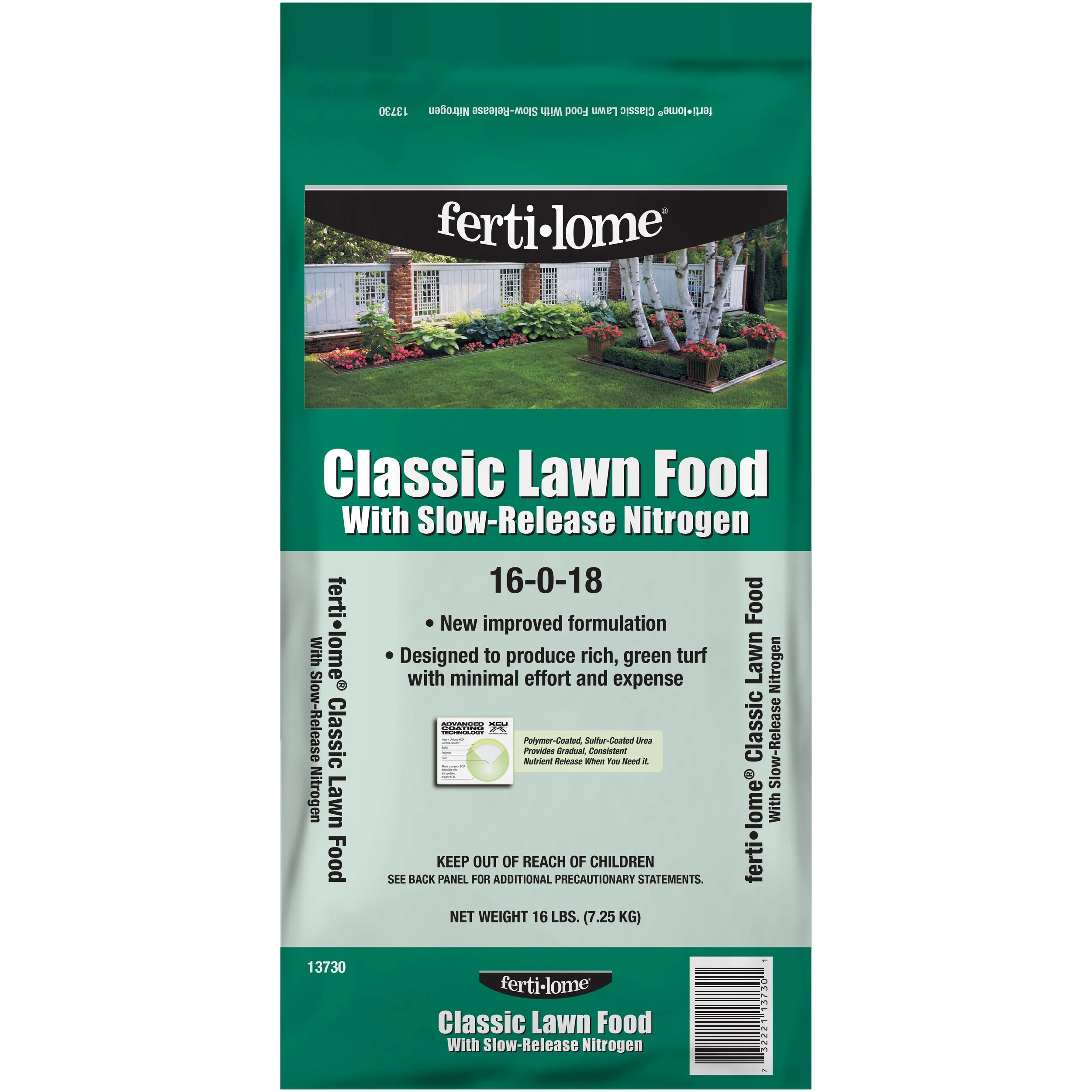 VOLUNTARY PURCHASING GROUP Fertilome 16# Classic Lawn Food 16-0-8 — Single Unit