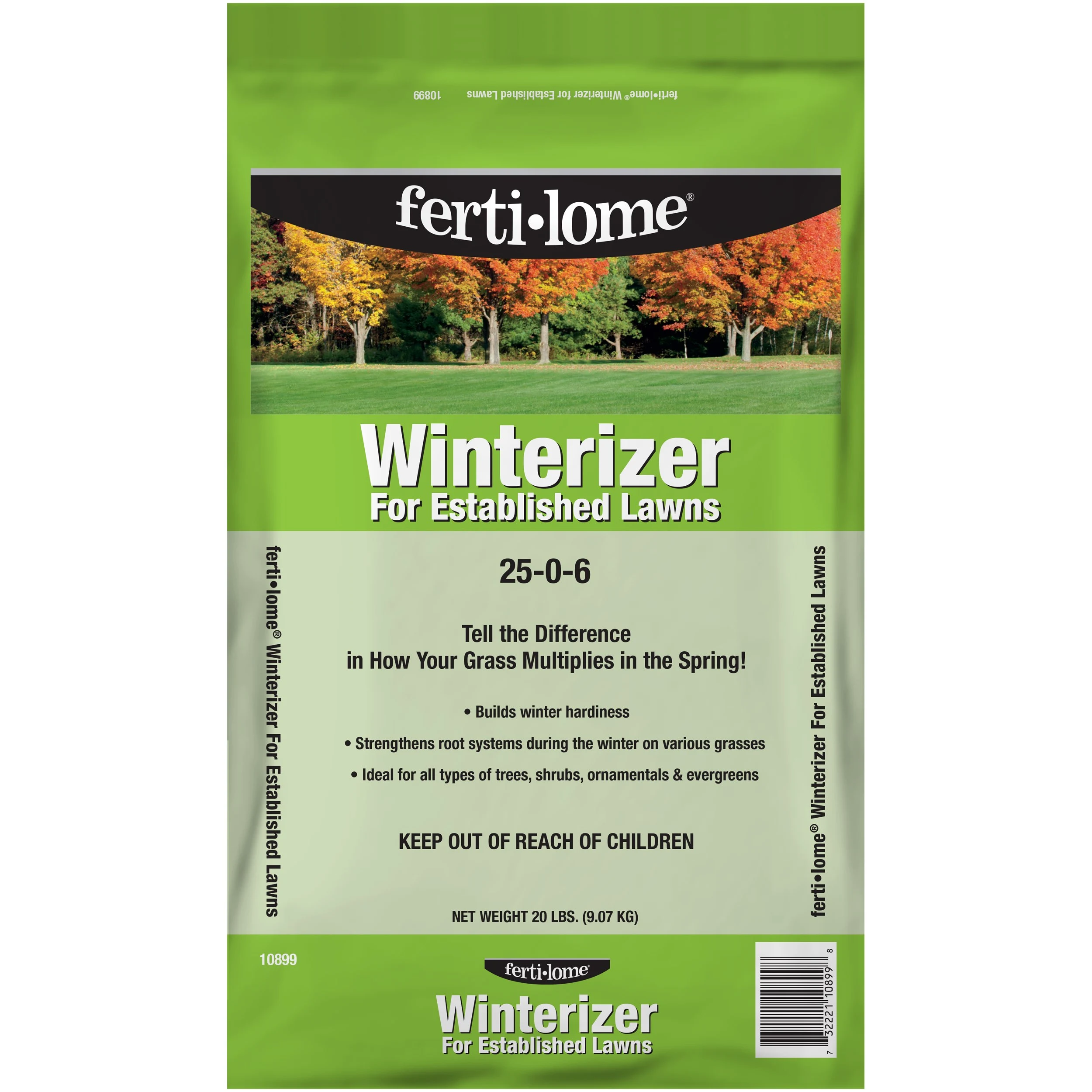 VOLUNTARY PURCHASING GROUP Fertilome 20# Winterizer Established Lawn 25-0-6 — Single Unit