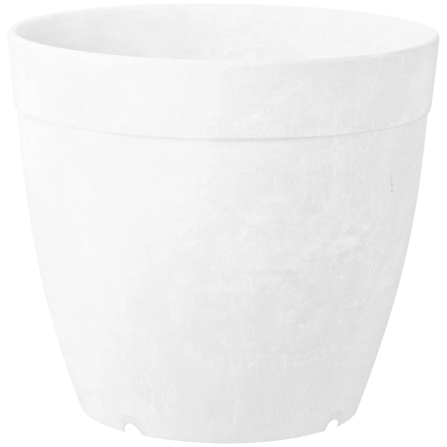 NOVELTY MANUFACTURING COM ArtStone 10" Round Dolce Planter White — Single Unit
