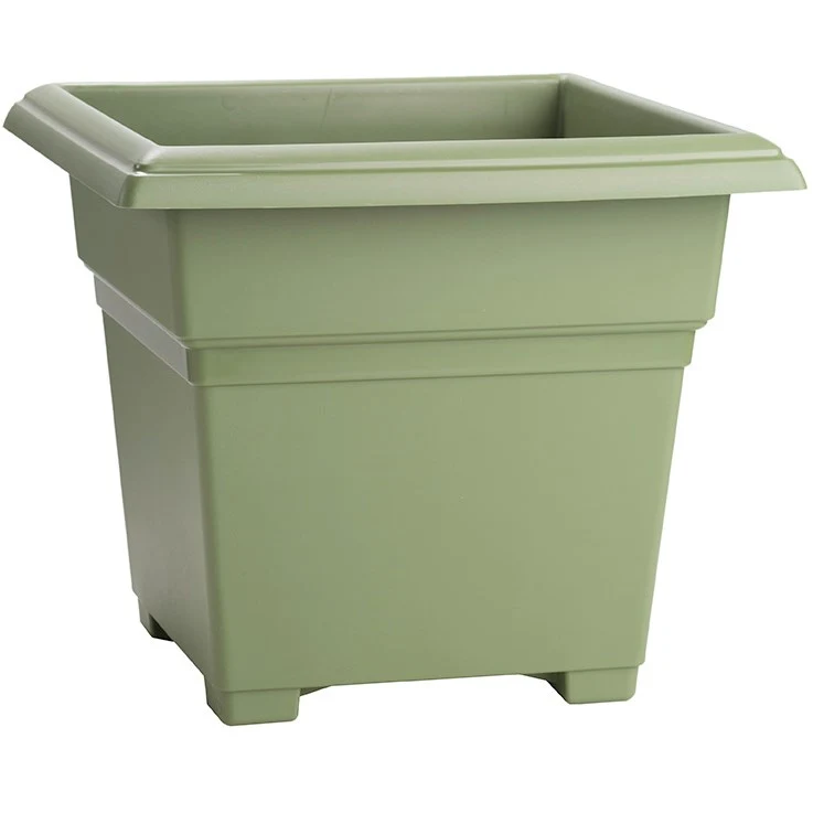 NOVELTY MANUFACTURING COM Countryside 14" Square Tub Sage — Single Unit