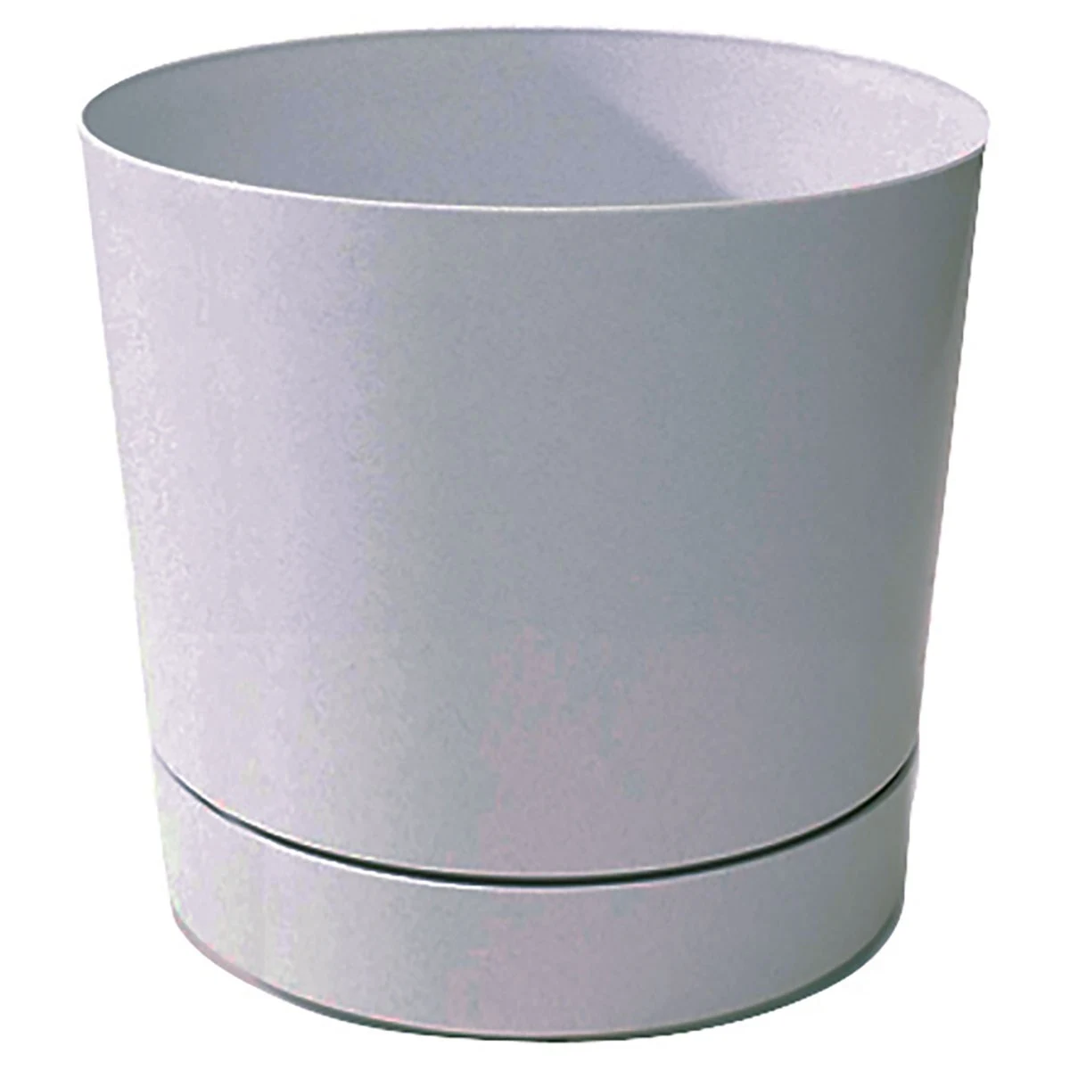 NOVELTY MANUFACTURING COM Majestic 8" Cylinder Pot White Full Depth Glossy — Single Unit