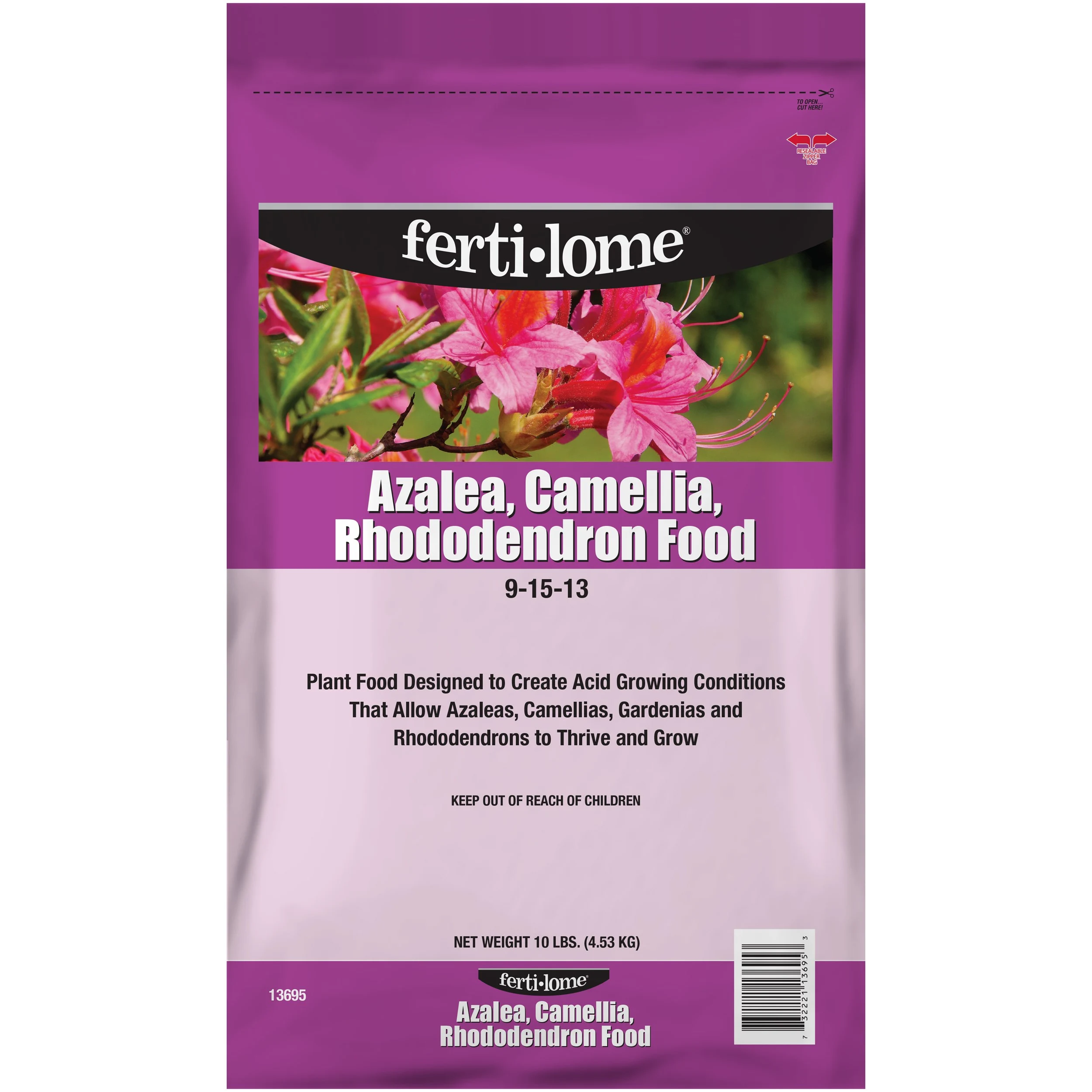 VOLUNTARY PURCHASING GROUP Fertilome 10# Azalea, Camellia, Rhododendron Food 9-15-13 — Single Unit