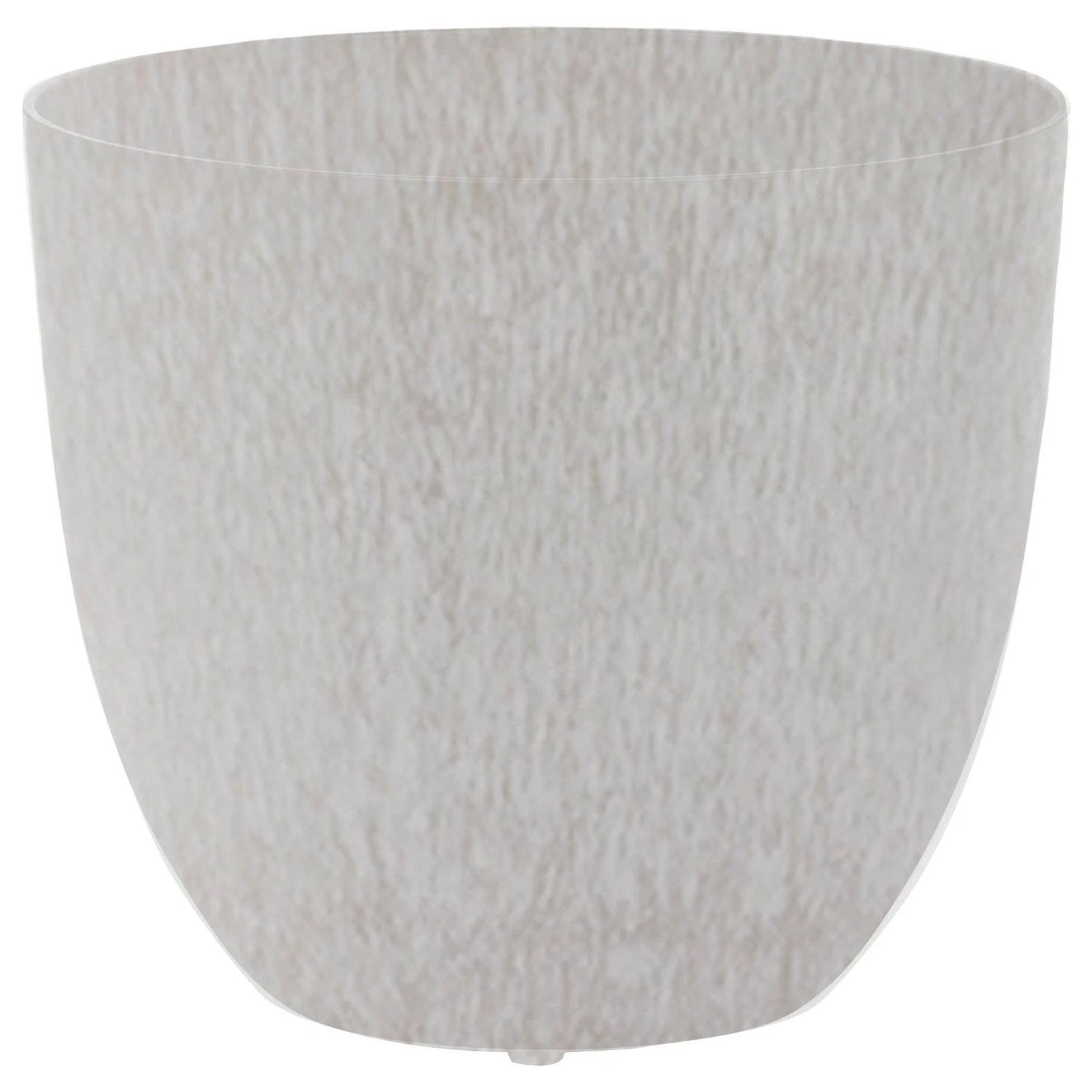 NOVELTY MANUFACTURING COM ArtLumin 11" Bola Round Planter Bone — Single Unit