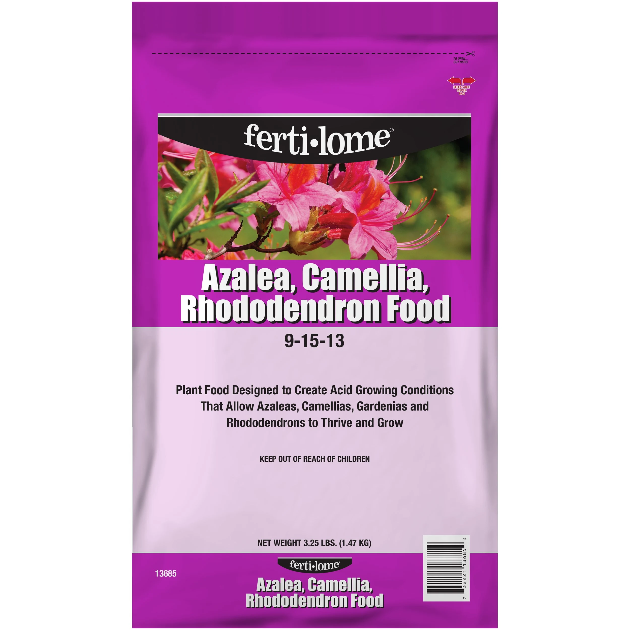VOLUNTARY PURCHASING GROUP Fertilome 3.25# Azalea, Camellia, Rhododendron Food 9-15-13 — Single Unit