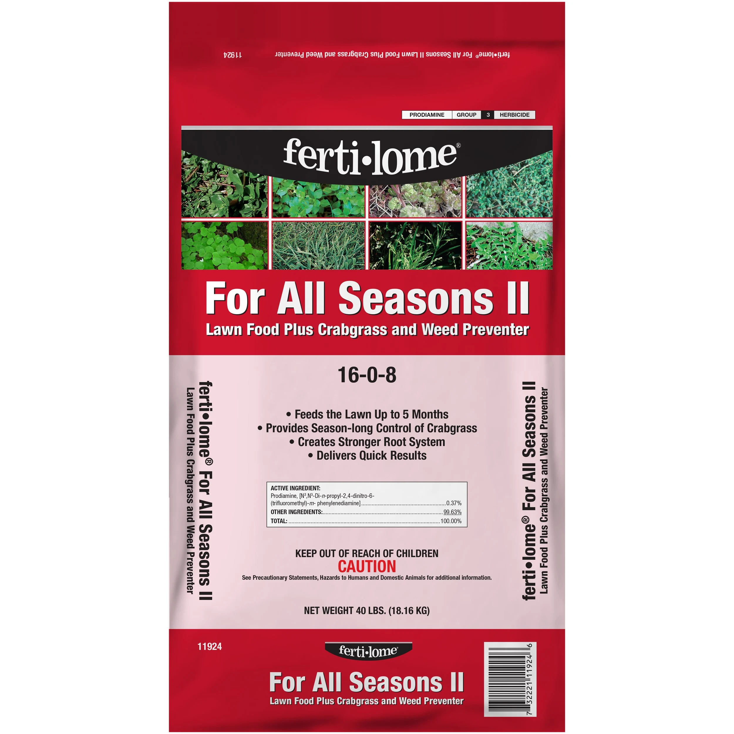 VOLUNTARY PURCHASING GROUP Fertilome 40# For All Seasons Lawn Food 16-0-8 — Single Unit