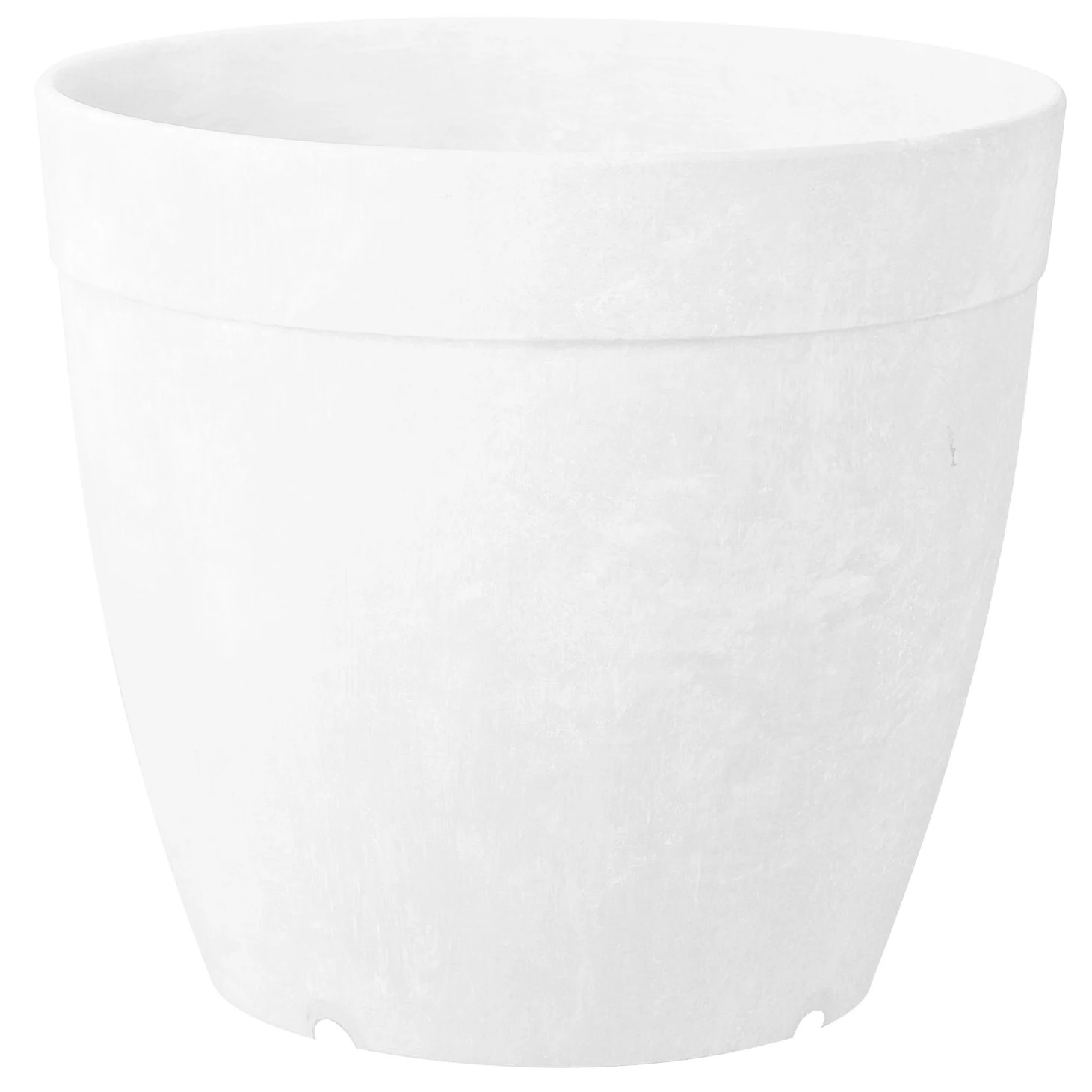NOVELTY MANUFACTURING COM ArtStone 6" Round Dolce Planter White — Single Unit