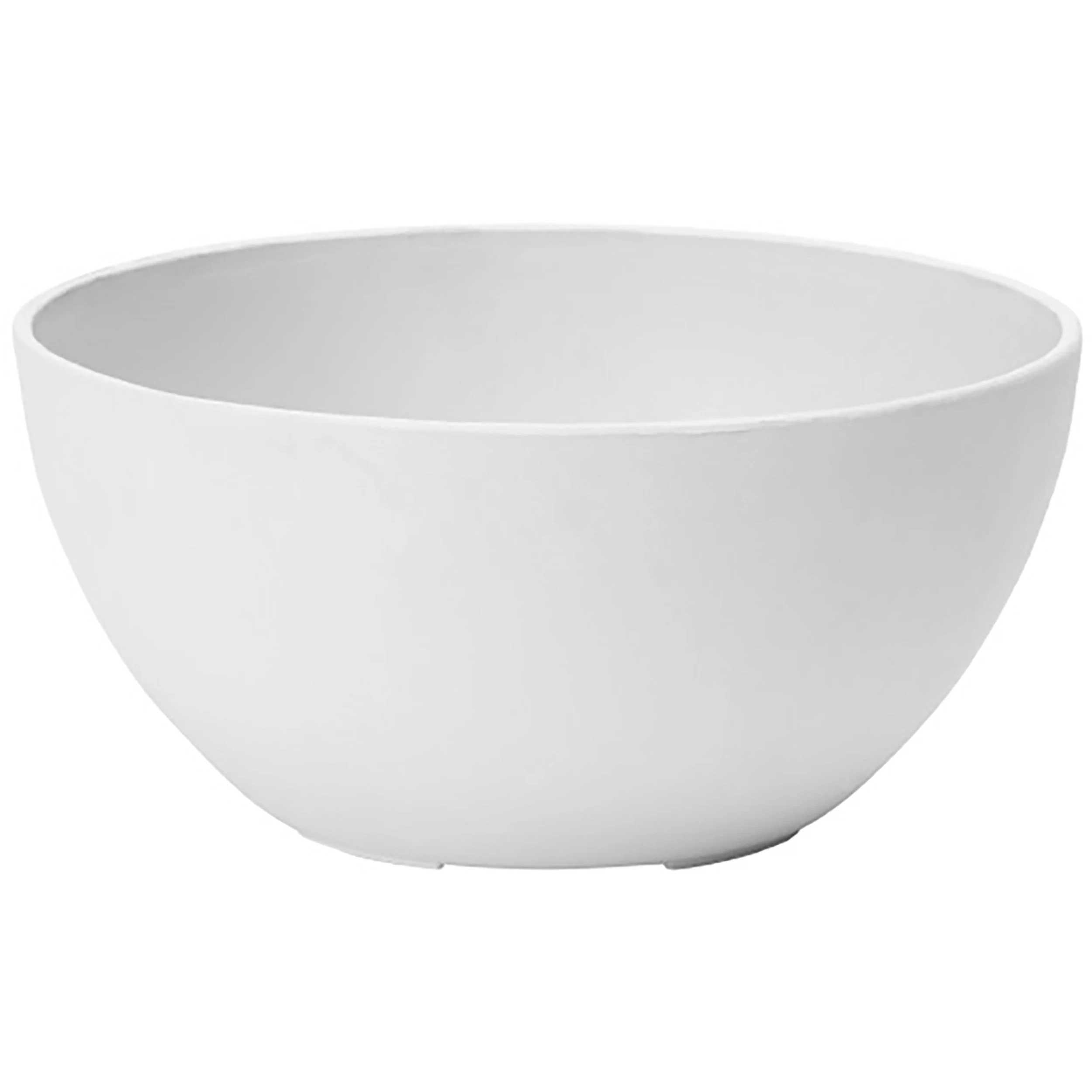 NOVELTY MANUFACTURING COM ArtStone 12" Napa Bowl White — Single Unit