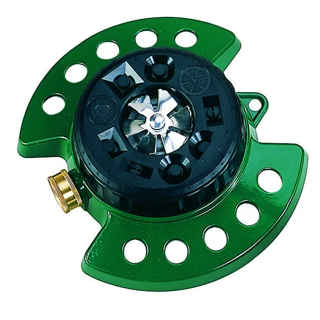 Dramm Colorstorm Turret Sprinkler Green — Single Unit