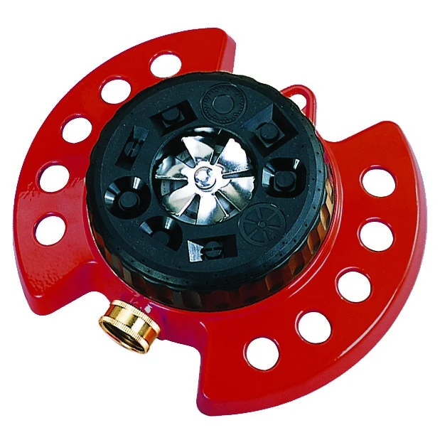 Dramm Colorstorm Turret Sprinkler Red — Single Unit