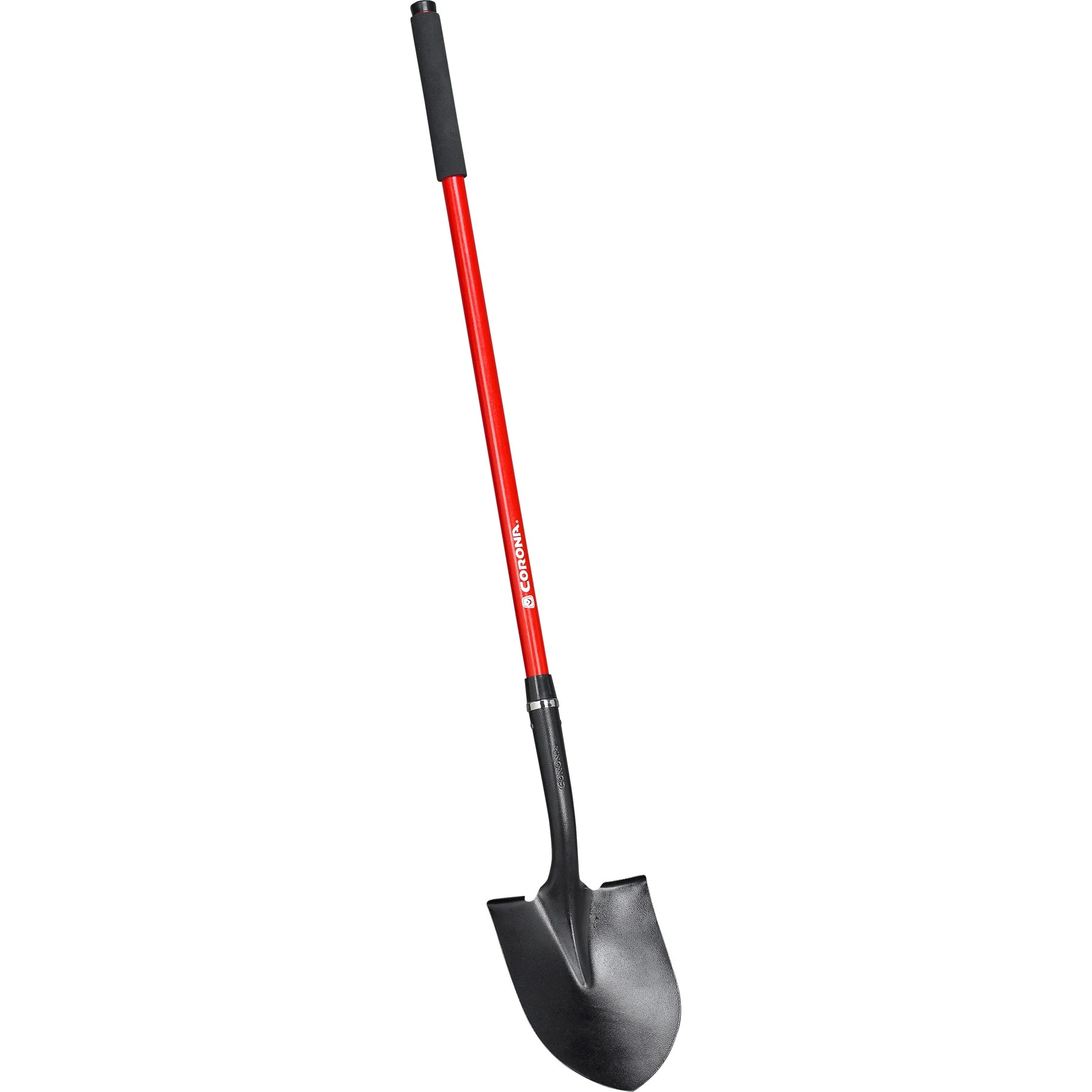 CORONA CLIPPER COMPANY Corona #2 Round Point Shovel w/ 48" Fiberglass Handle LHRP — Single Unit