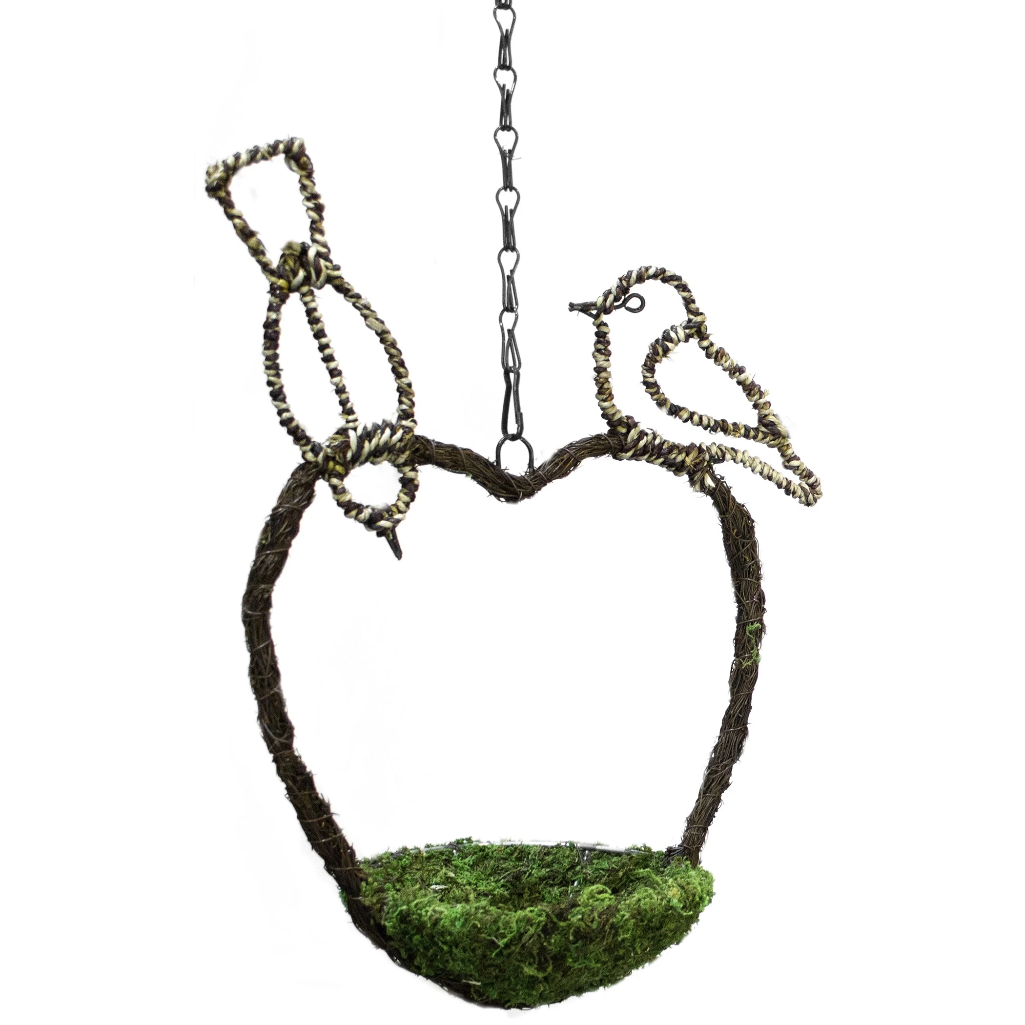 SUPER MOSS SuperMoss 7in Woven Bird Feeder Sparrow — Single Unit
