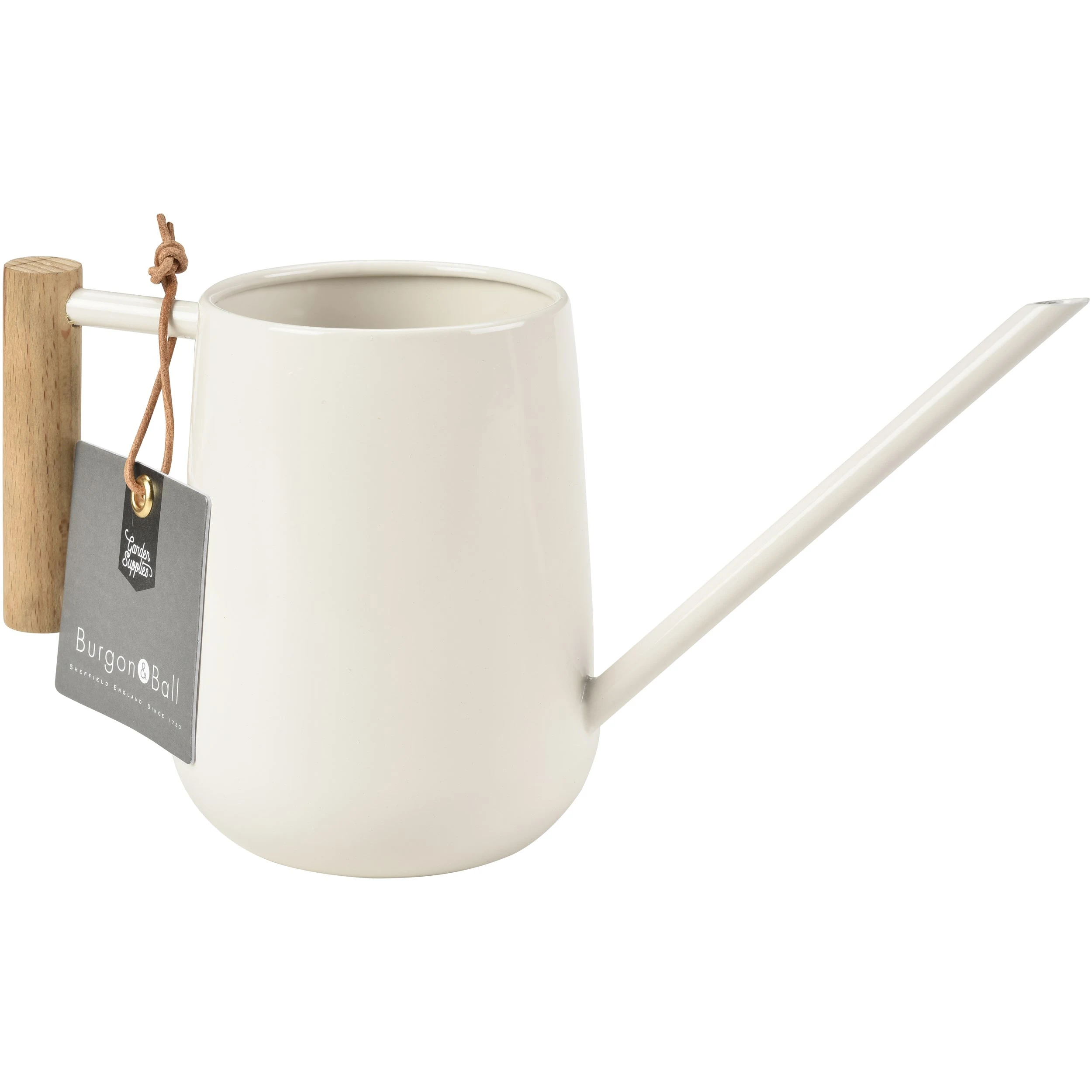 CORONA CLIPPER COMPANY Burgon & Ball FSC Wood Indoor Watering Can Stone — Single Unit