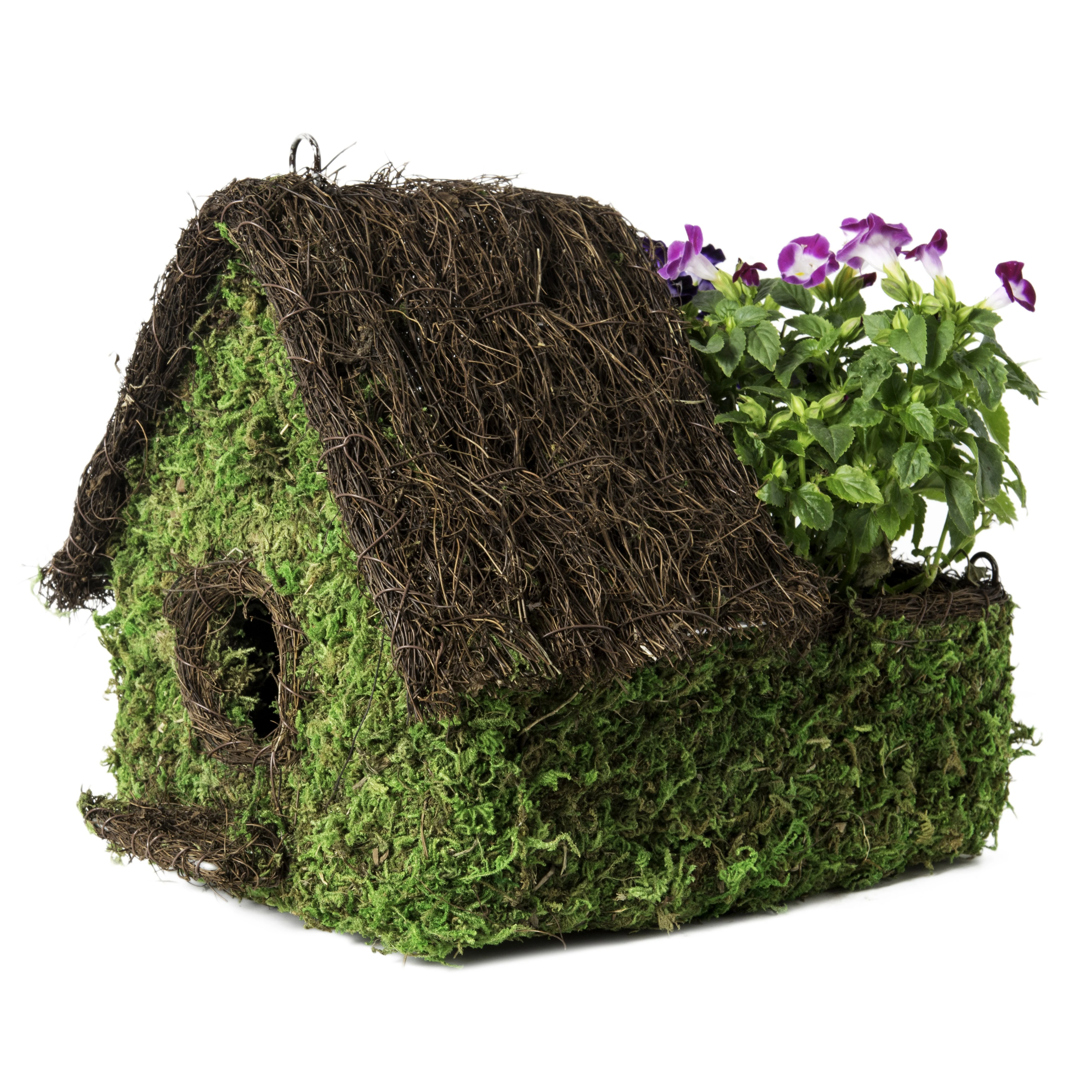 SUPER MOSS SuperMoss 10.5" Plantable Maison Birdhouse Fresh Green — Single Unit