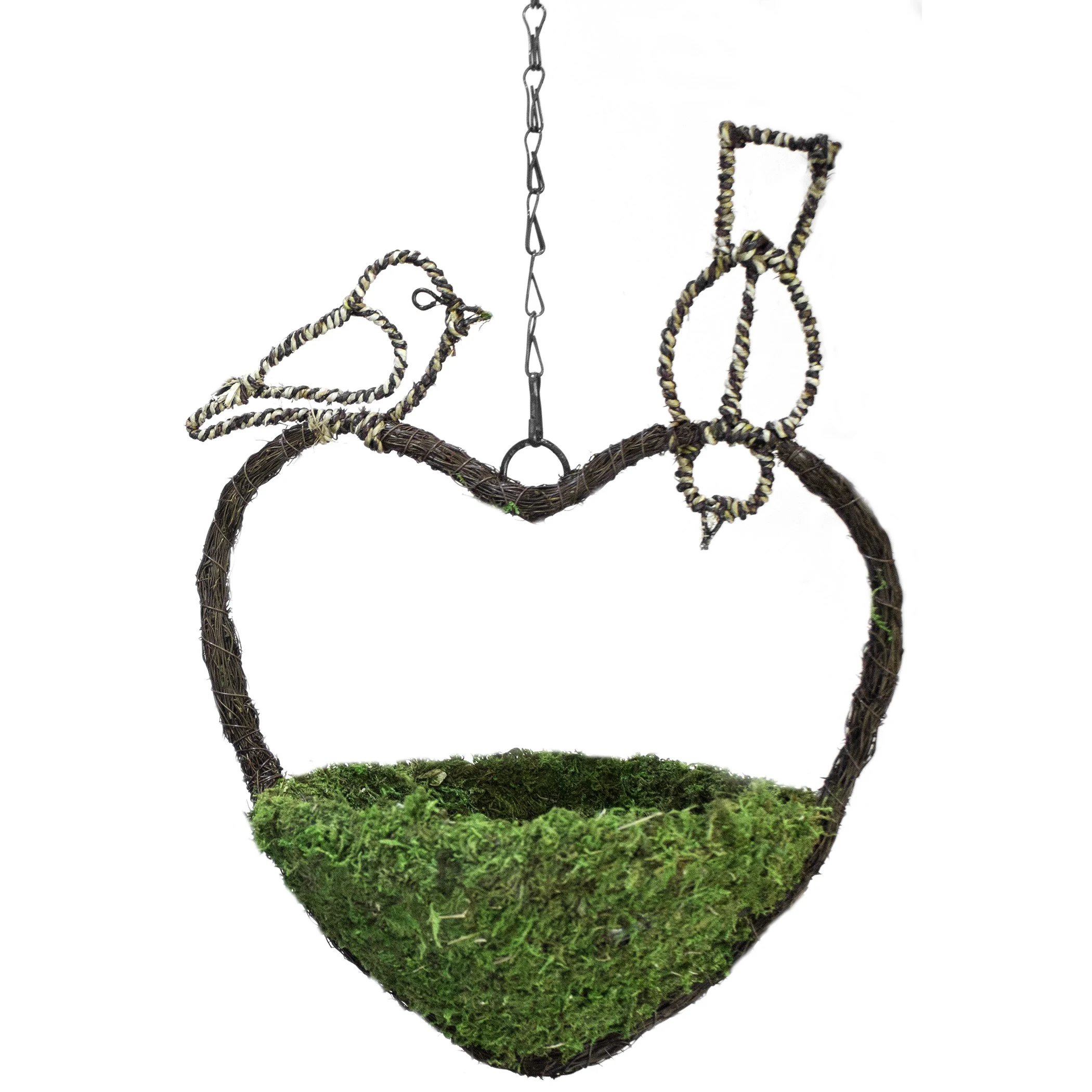 SUPER MOSS SuperMoss 9.5in Woven Bird Feeder Sparrow — Single Unit