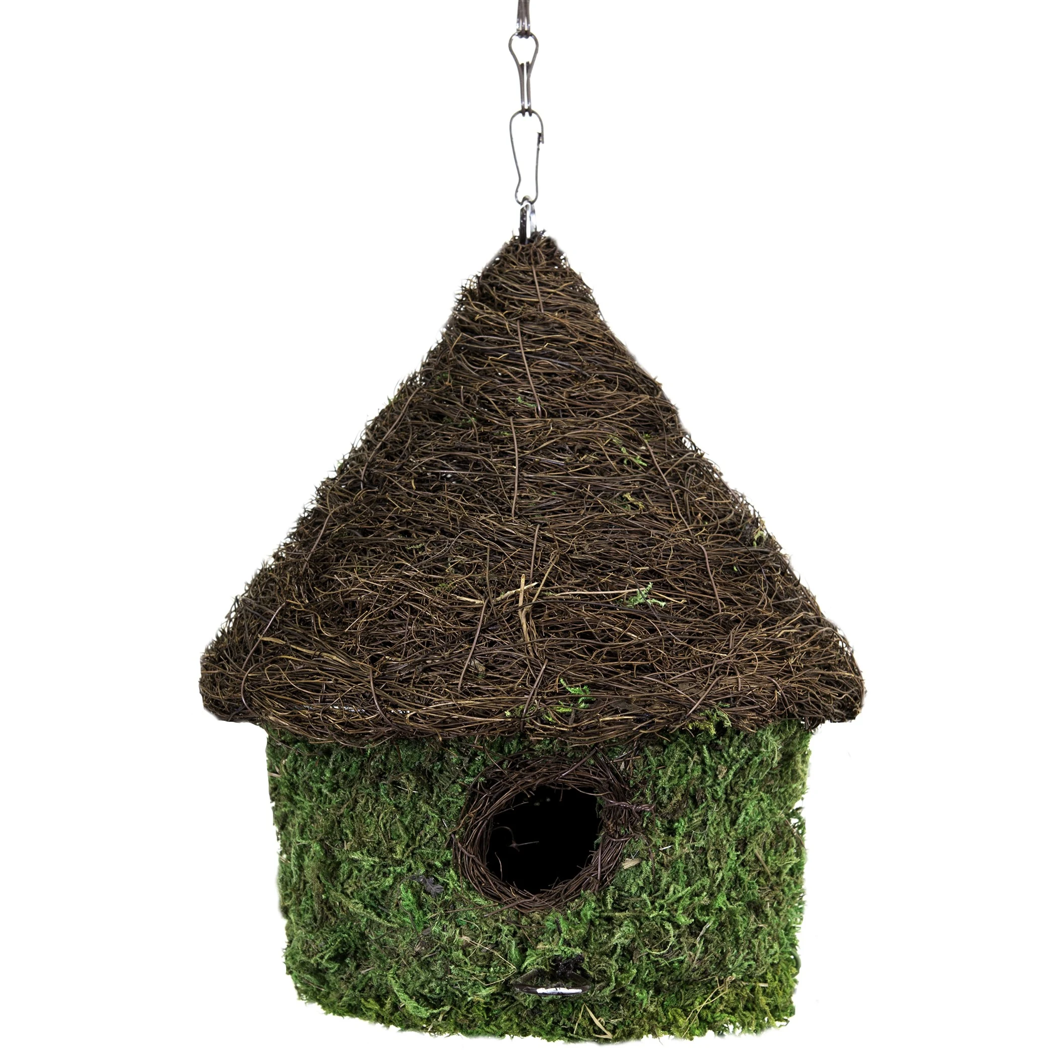 SUPER MOSS SuperMoss Woven Medium Bungalow Birdhouse — Single Unit