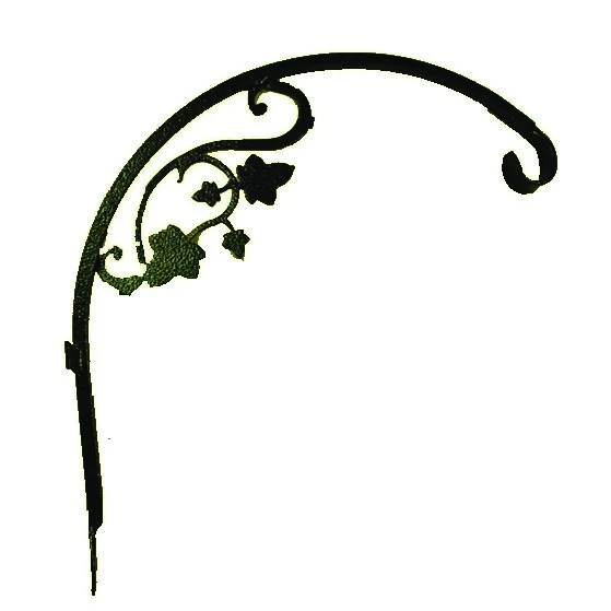 PANACEA PRODUCTS Hookery 16" Green Hanger With Scroll — Single Unit