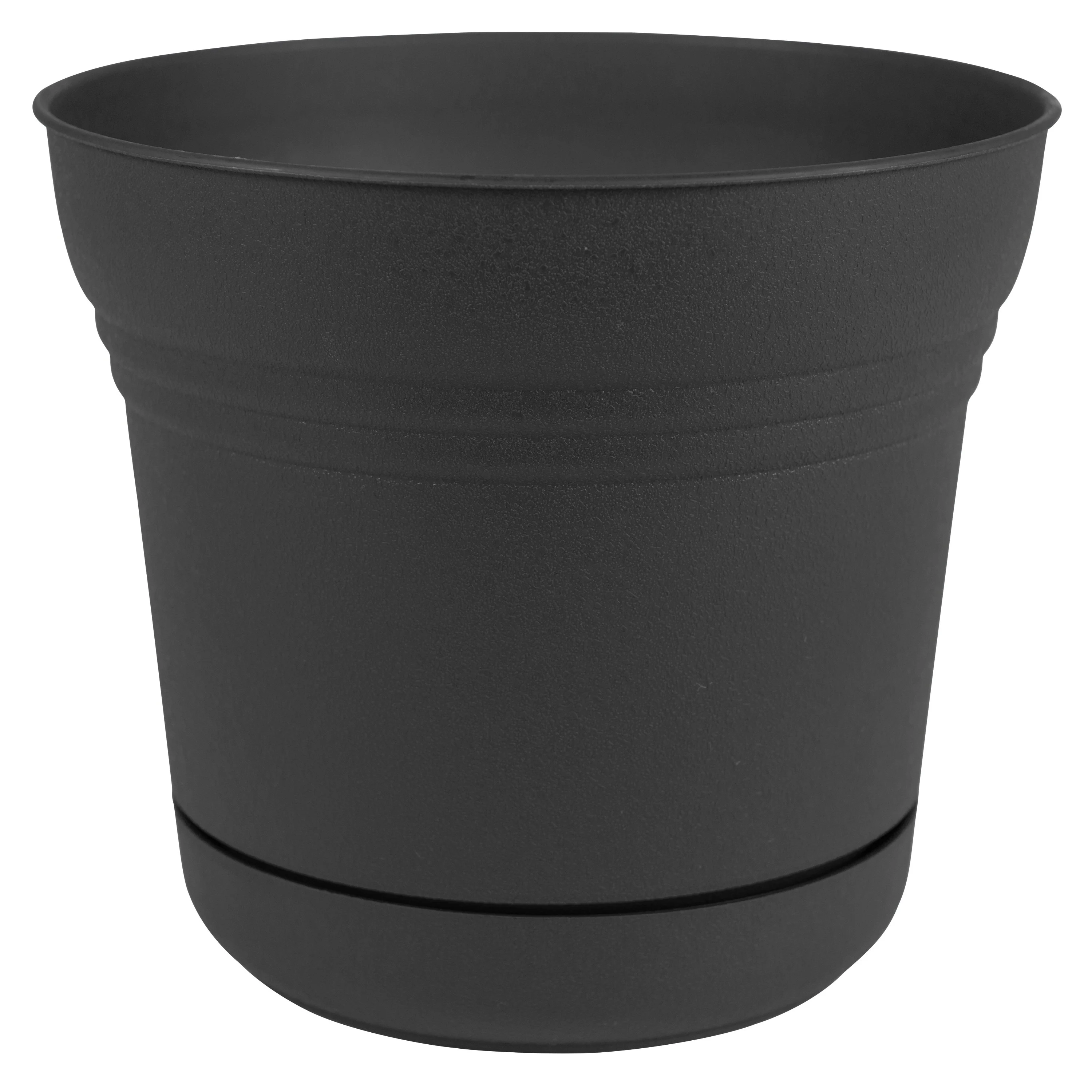 BLOEM, LLC Bloem 7" Saturn Planter Charcoal — Single Unit