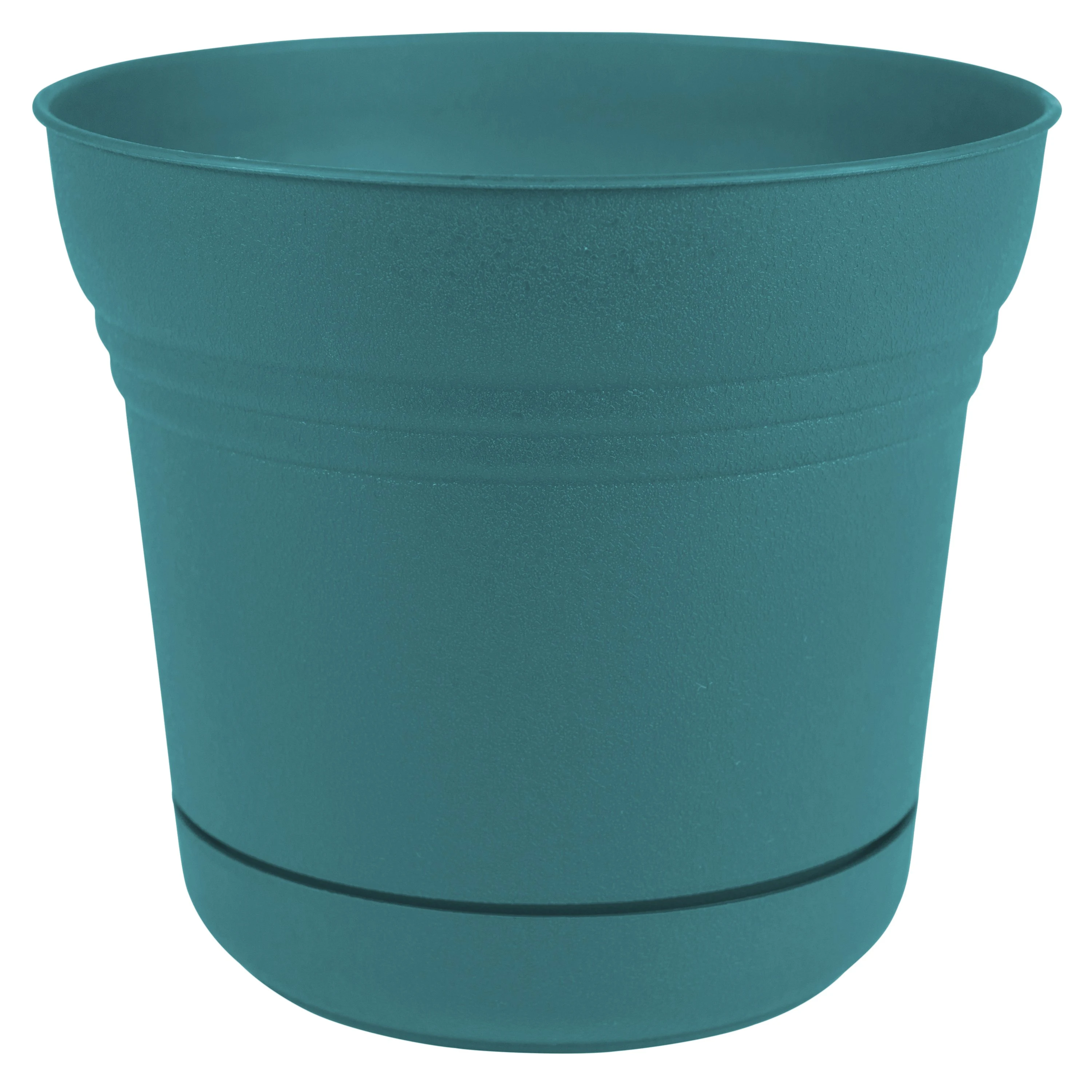 BLOEM, LLC Bloem 7" Saturn Planter Bermuda Teal — Single Unit