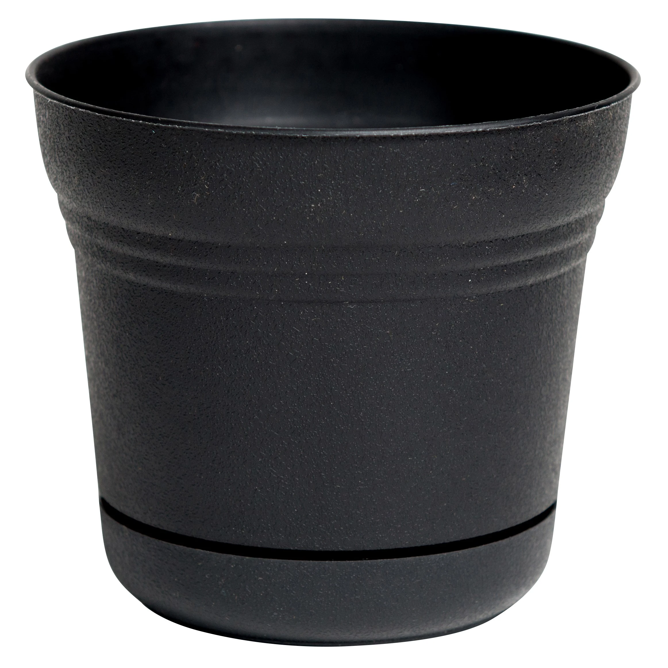 BLOEM, LLC Bloem 7" Saturn Planter Black — Single Unit