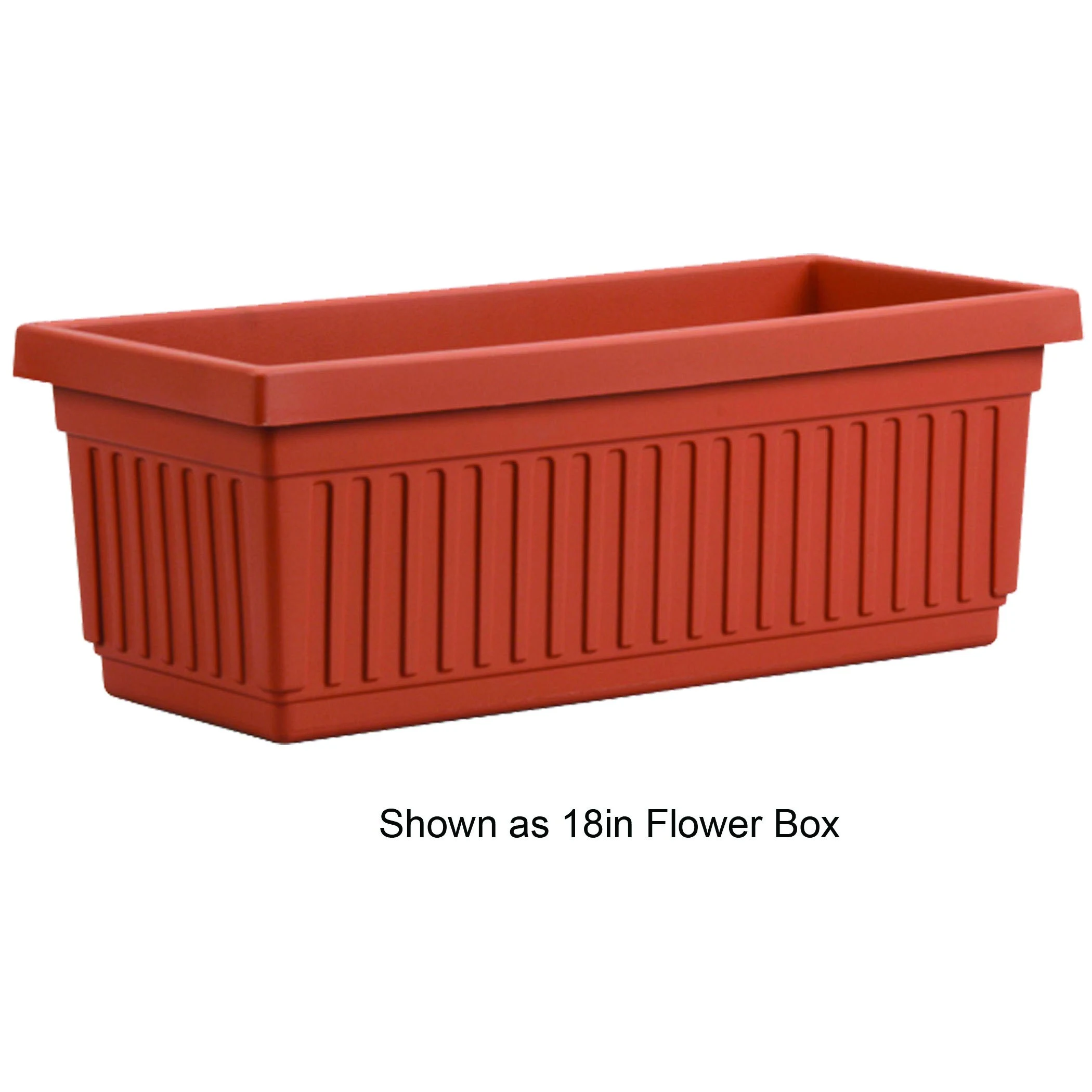 THE HC COMPANIES INC (MYERS) HC 24" Venetian Flower Box Clay Akro Mils — Single Unit