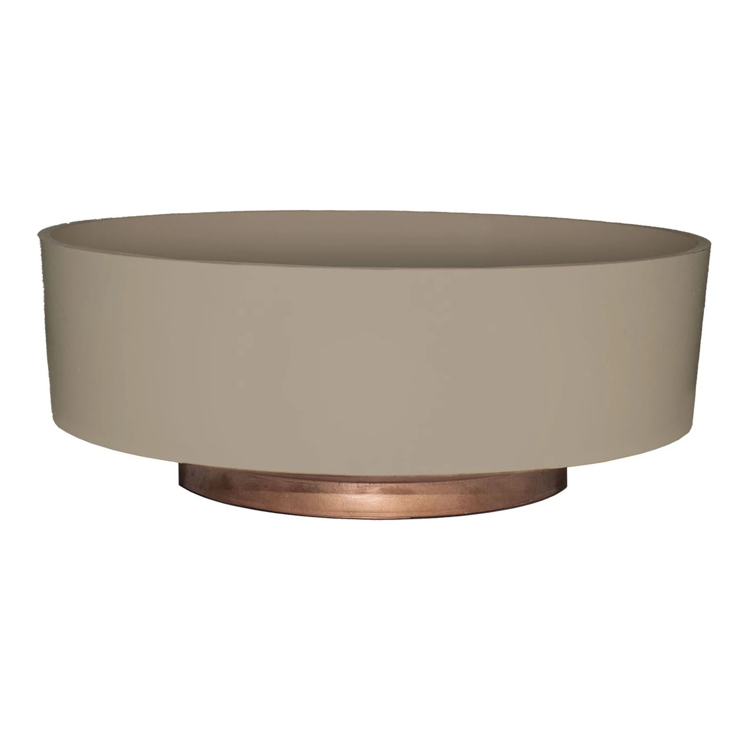 THE HC COMPANIES INC (MYERS) HC 8" Capri Bowl Artisan Taupe — Single Unit