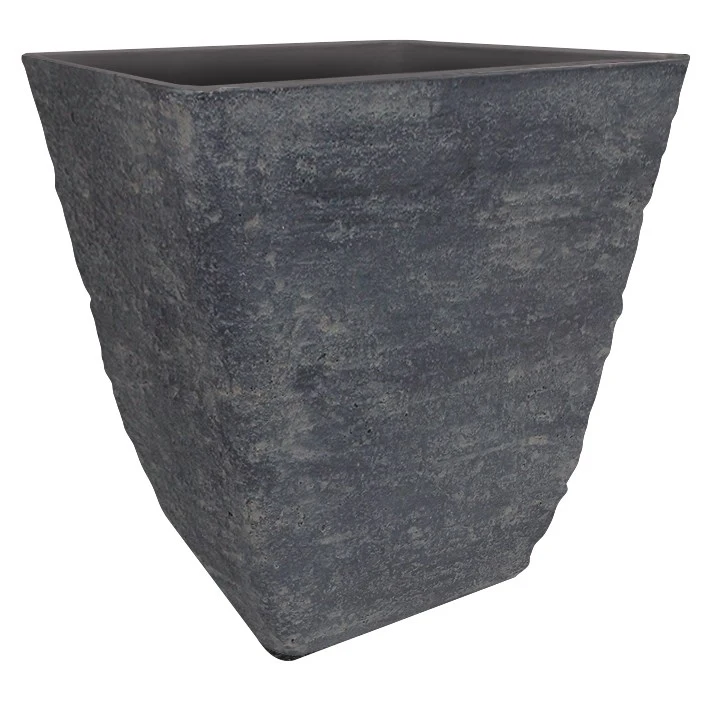 THE HC COMPANIES INC (MYERS) HC 15" Tahoe Square Planter Slate — Single Unit