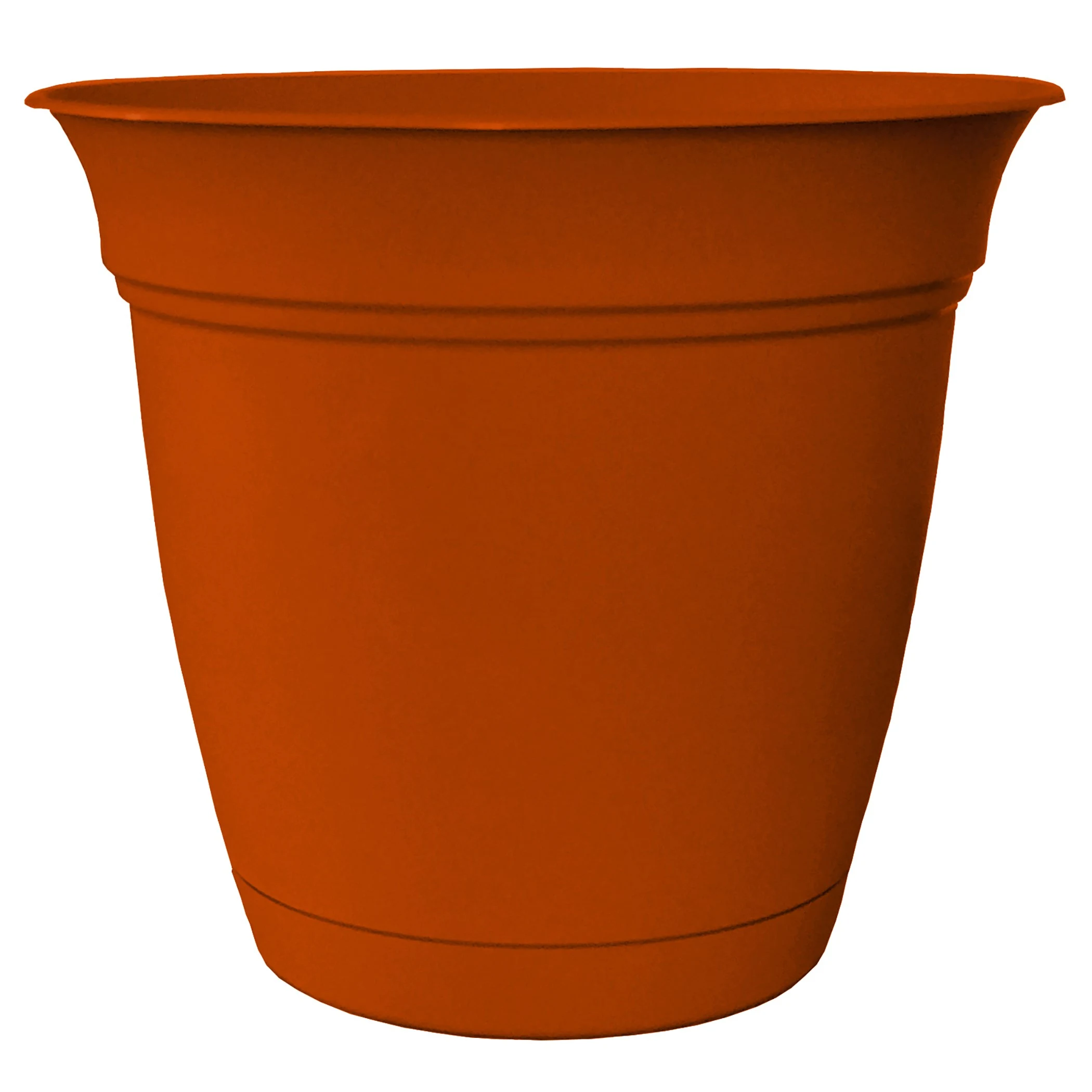 THE HC COMPANIES INC (MYERS) HC 8" Eclipse Planter with Saucer Clay Akro Mils — Single Unit