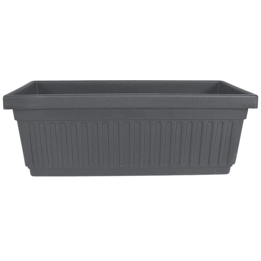 THE HC COMPANIES INC (MYERS) HC 24" Venetian Flower Box Warm Gray — Single Unit