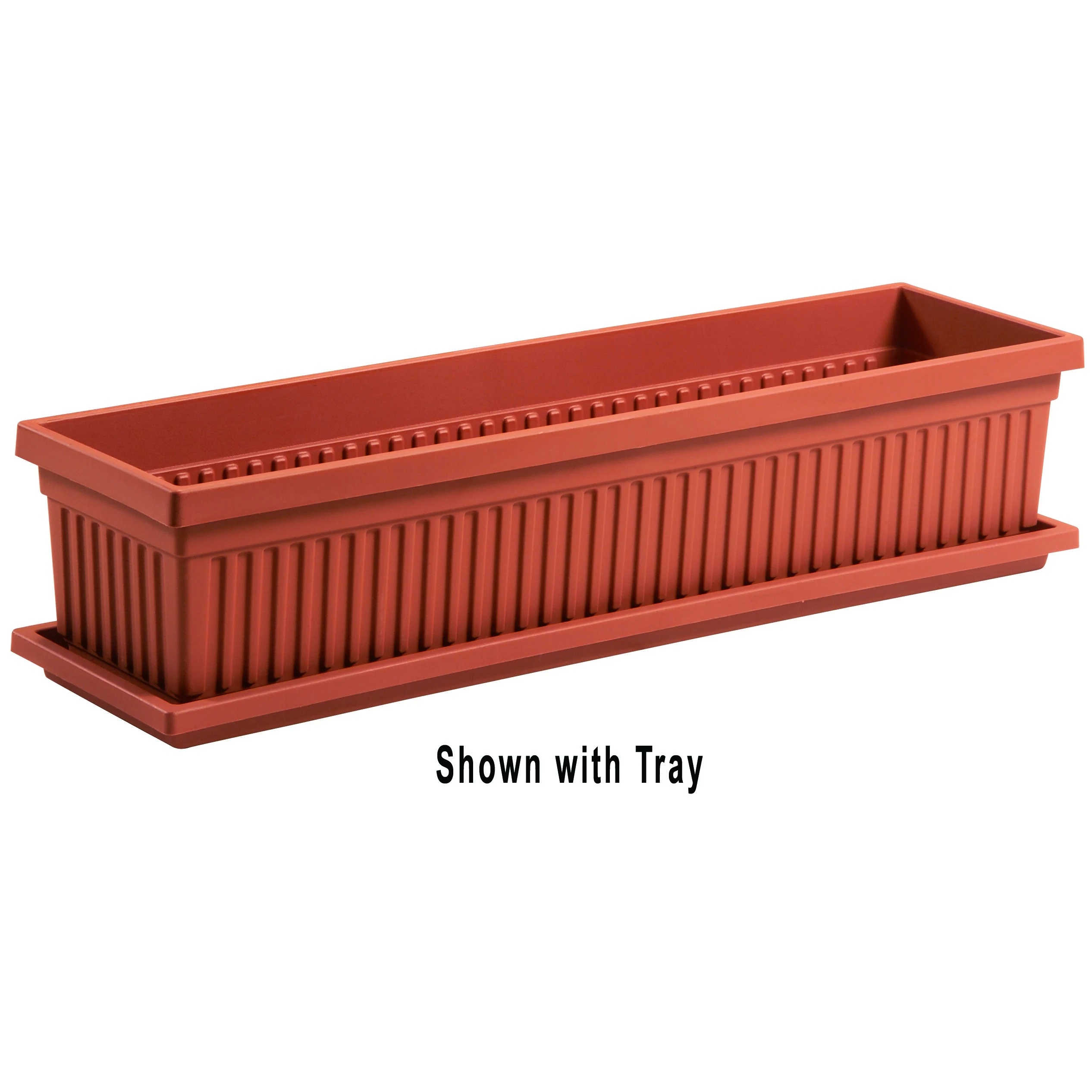 THE HC COMPANIES INC (MYERS) HC 30" Venetian Flower Box Clay Akro Mils — Single Unit