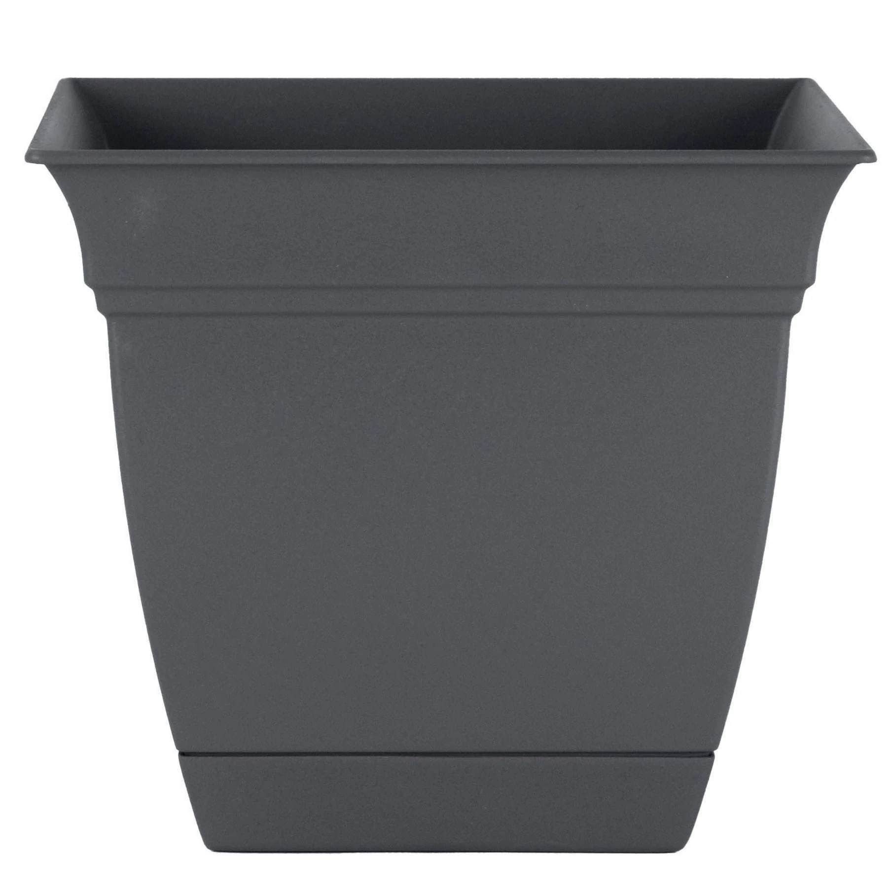 THE HC COMPANIES INC (MYERS) HC 8" Eclipse Square Planter Warm Gray — Single Unit