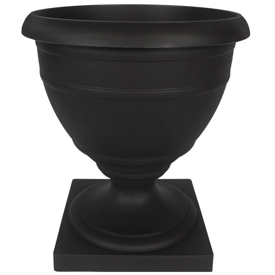 THE HC COMPANIES INC (MYERS) HC 12" Olympia Urn Black — Single Unit