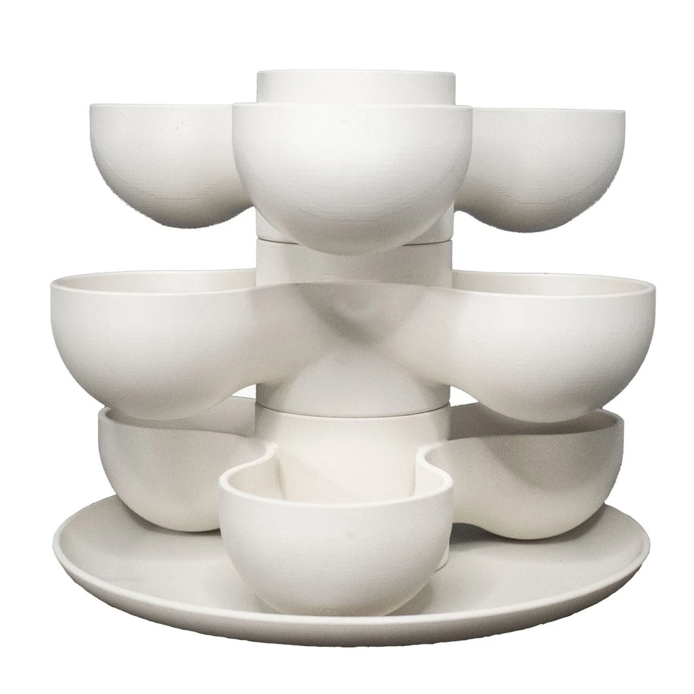 THE HC COMPANIES INC (MYERS) HC 8" Pixie Succulent Stacking Planter Vanilla Bisque — Single Unit