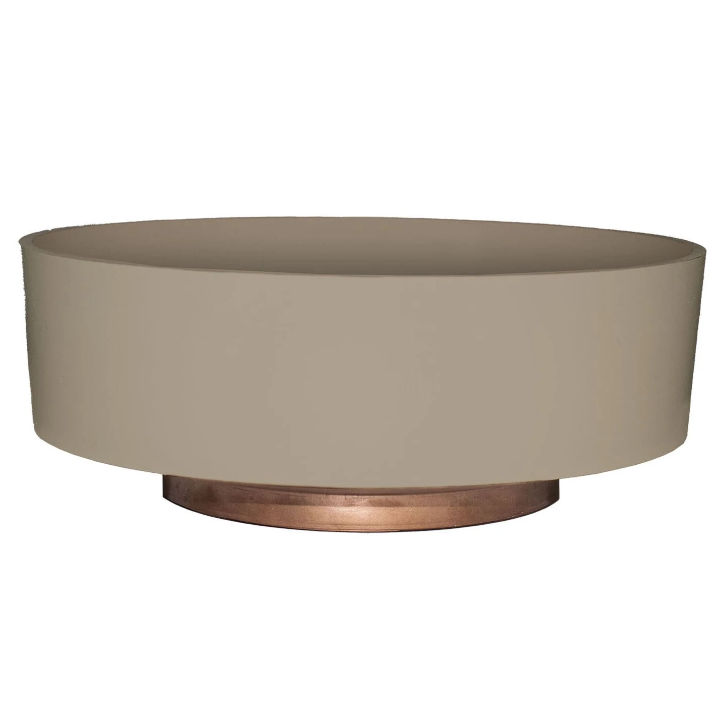 THE HC COMPANIES INC (MYERS) HC 6" Capri Bowl Artisan Taupe — Single Unit