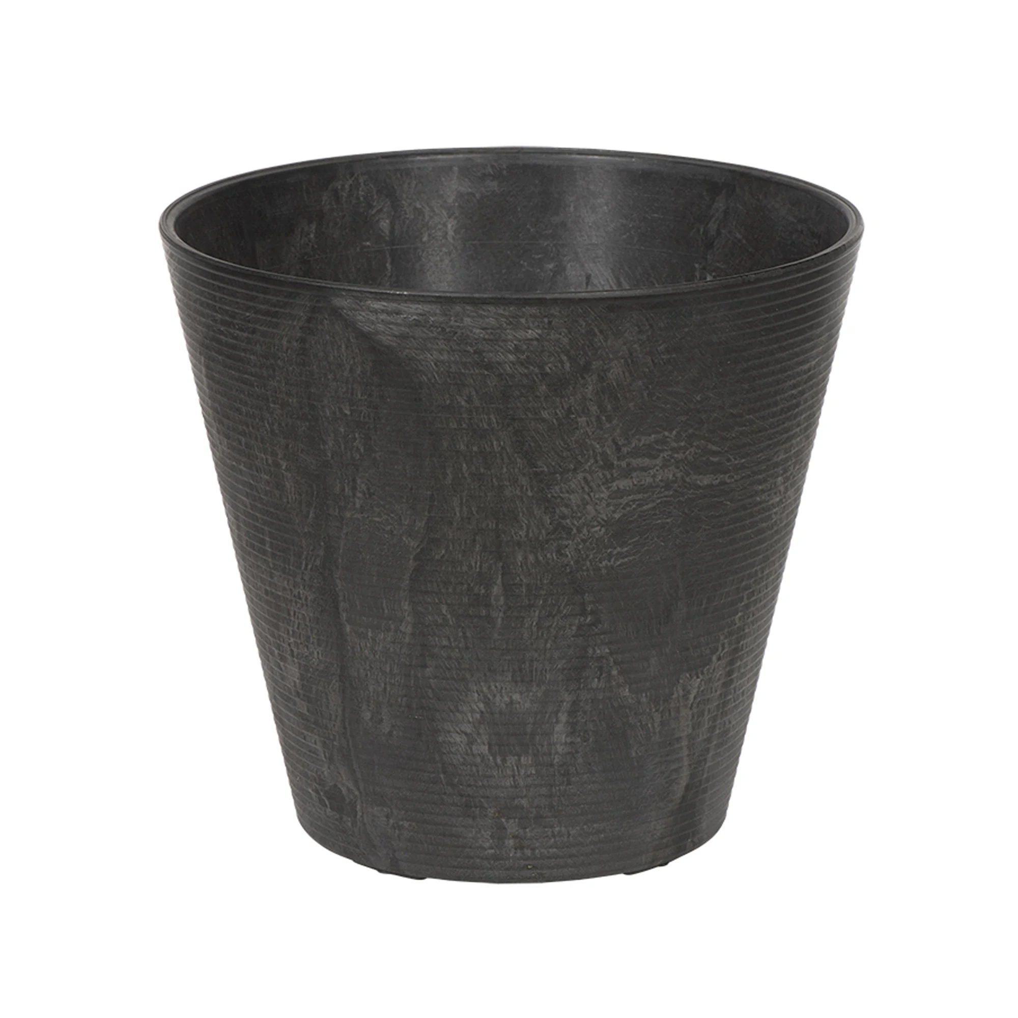 NOVELTY MANUFACTURING COM ArtStone 8" Cali Planter Black — Single Unit