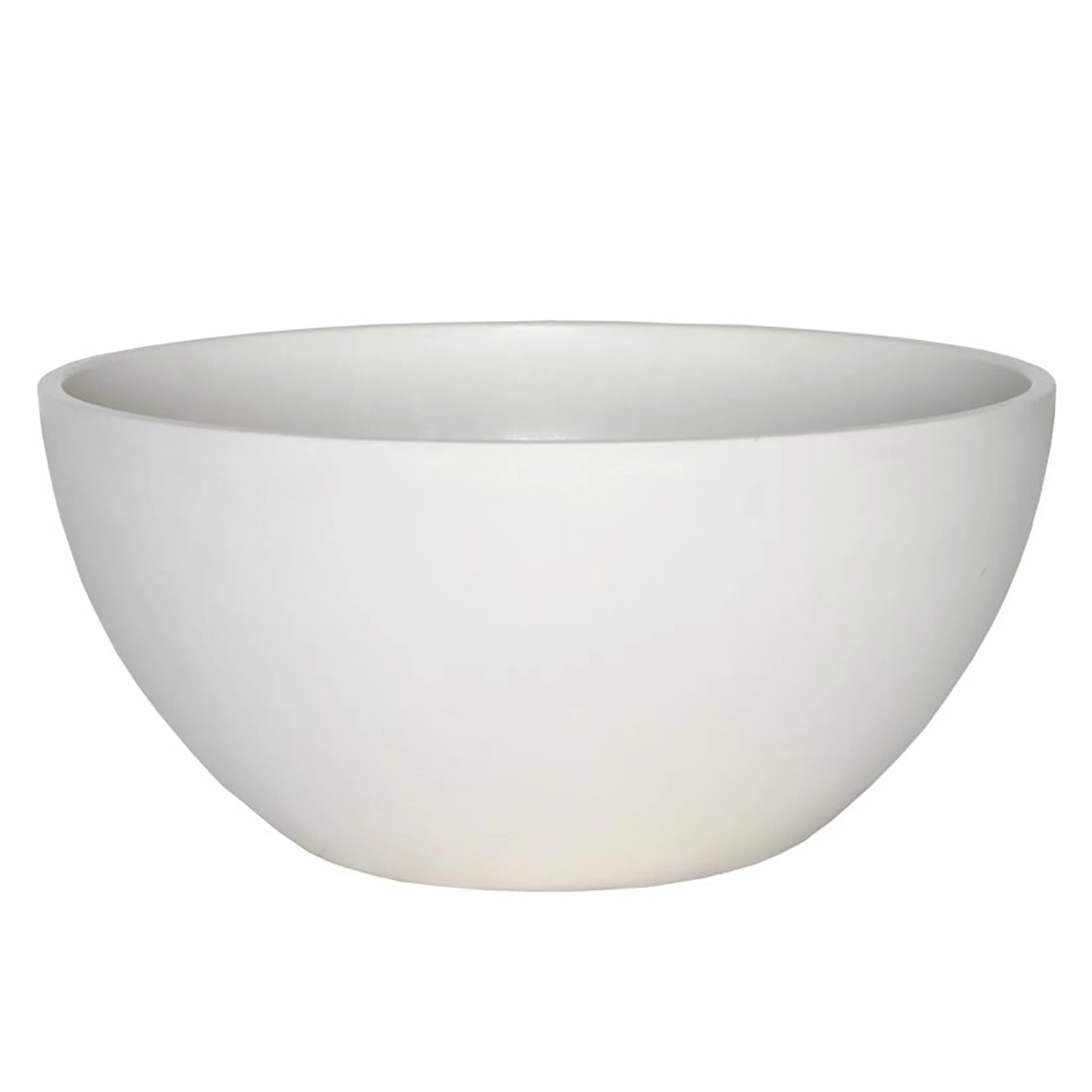 NOVELTY MANUFACTURING COM ArtStone 10" Napa Bowl White — Single Unit